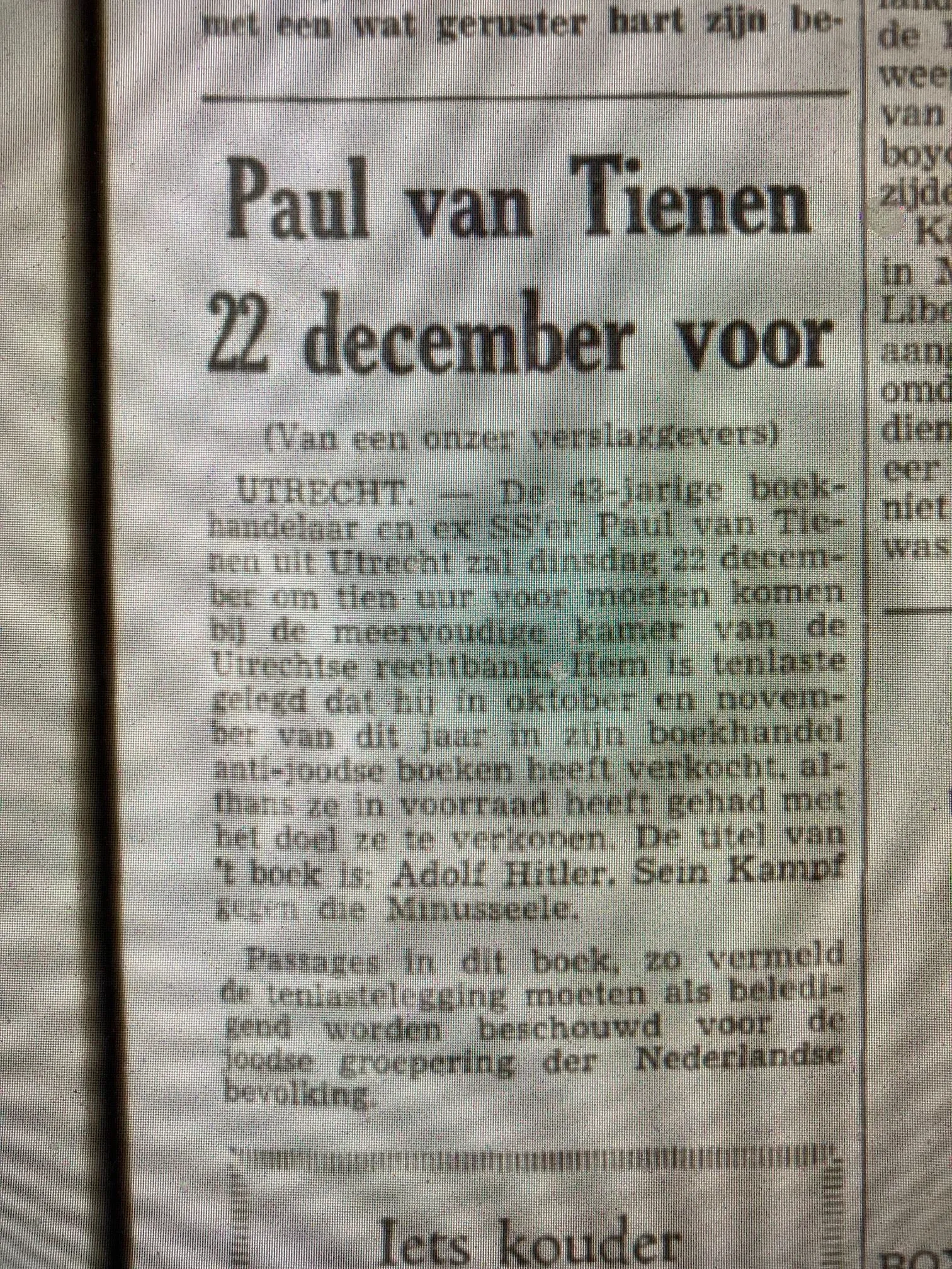 paul van tienen