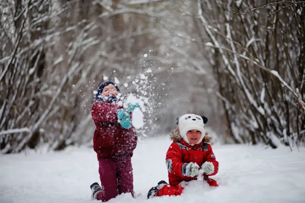 buiten spelen winter
