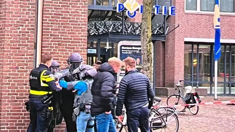 ontruiming politiebureau