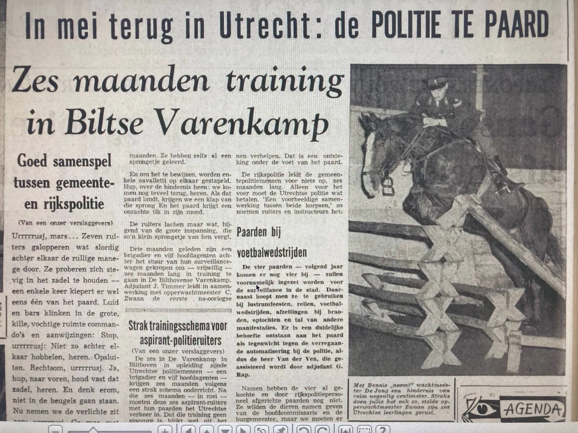 politie te paard