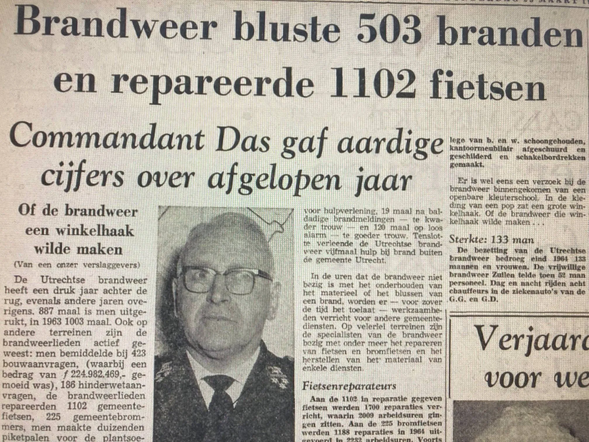 jaaroverzicht brandweer