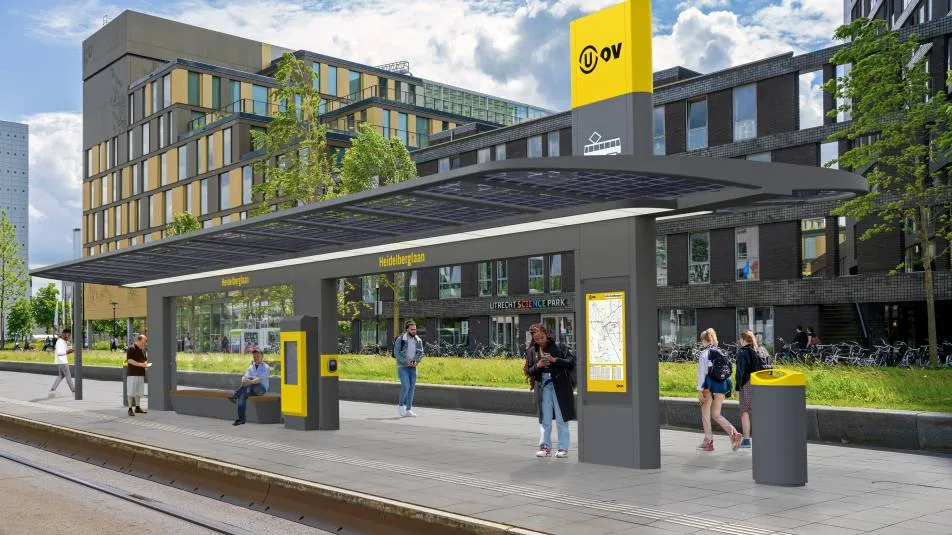 artist impression tramhalte render heidelberglaan