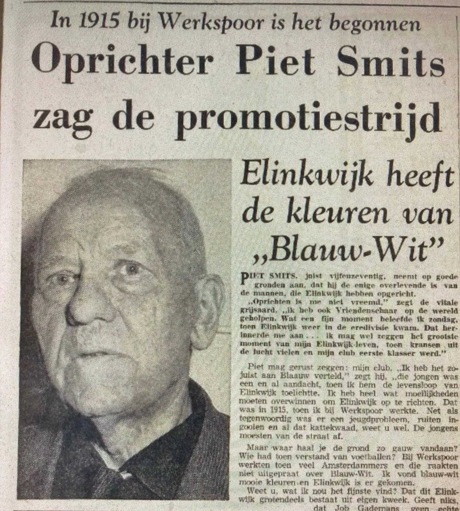 piet smits elinkwijk