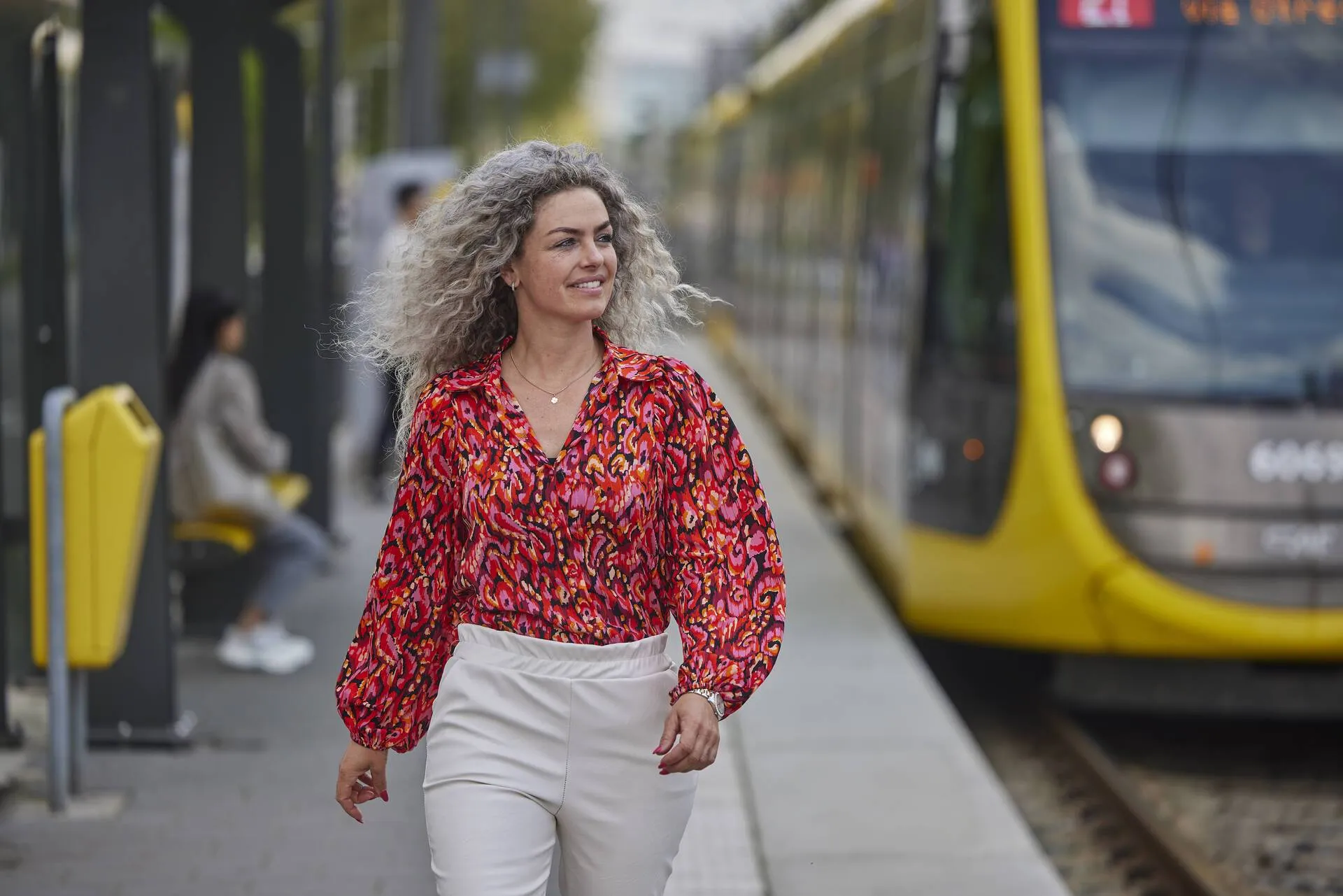 tram vrouw
