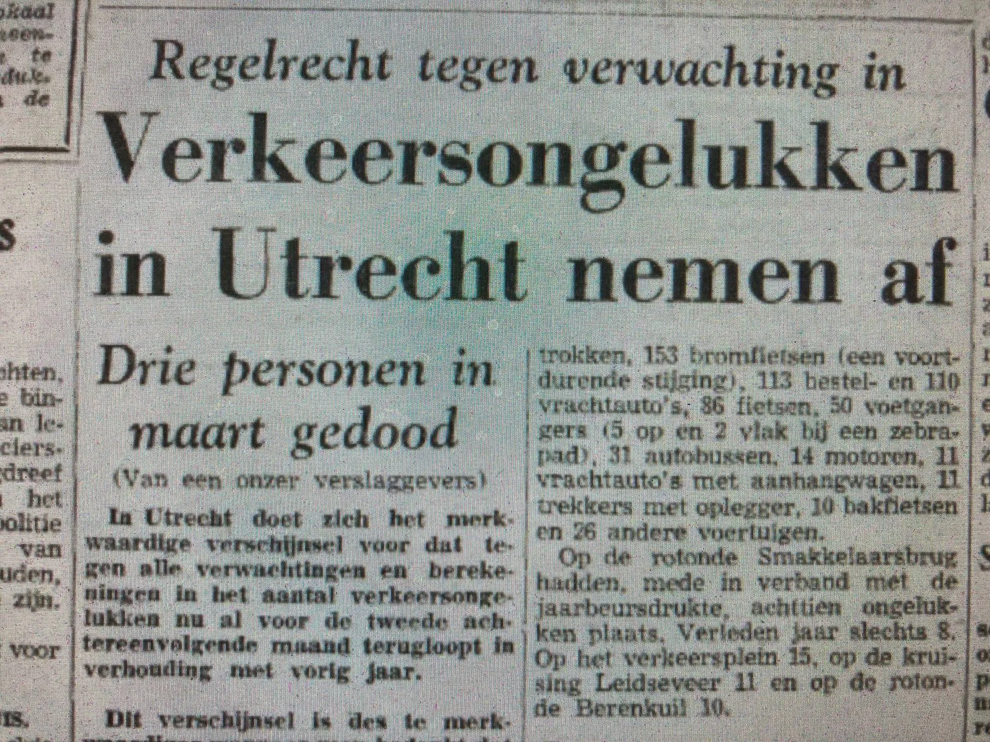 verkeersongelukken
