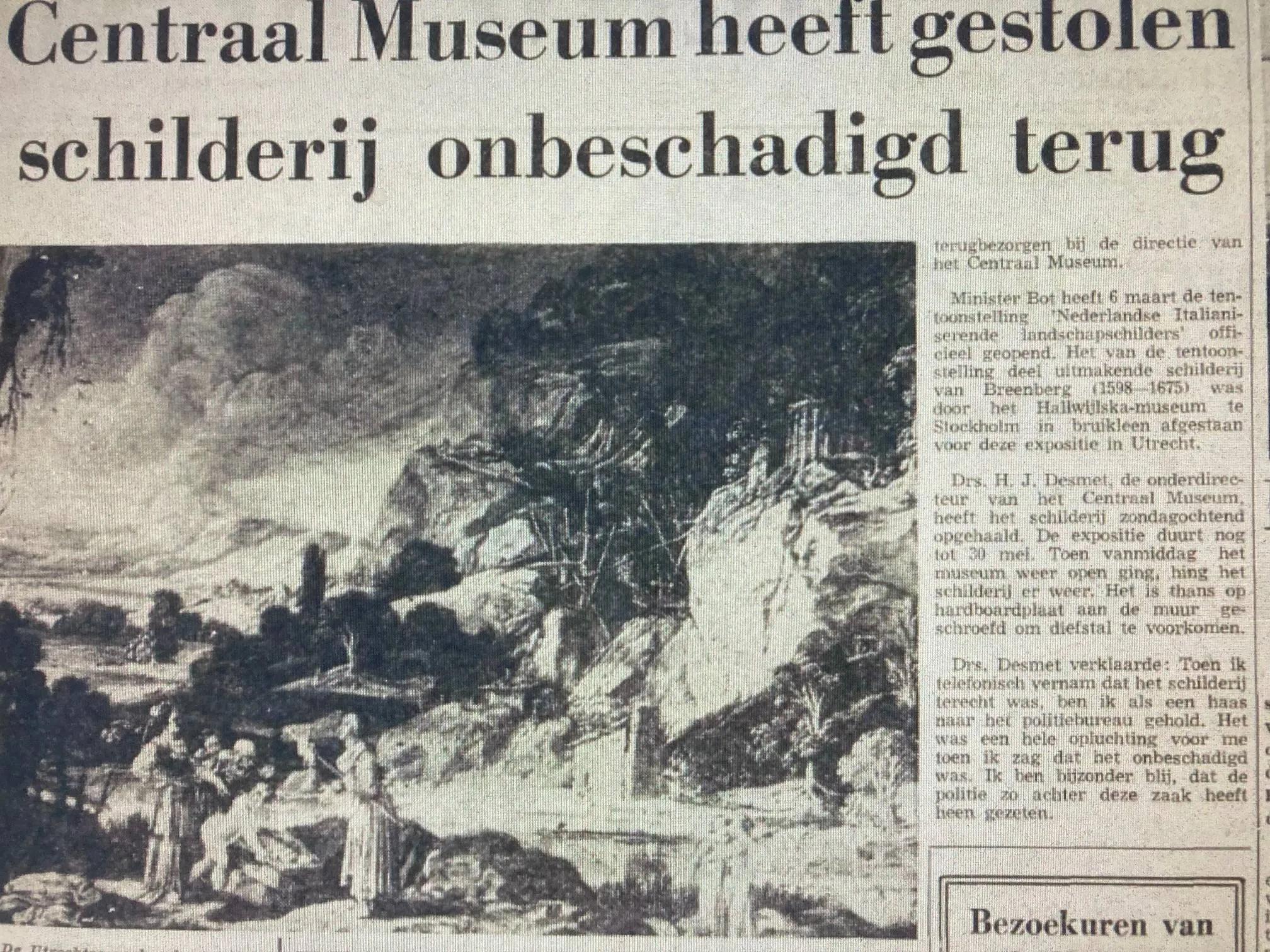 gestolen schilderij