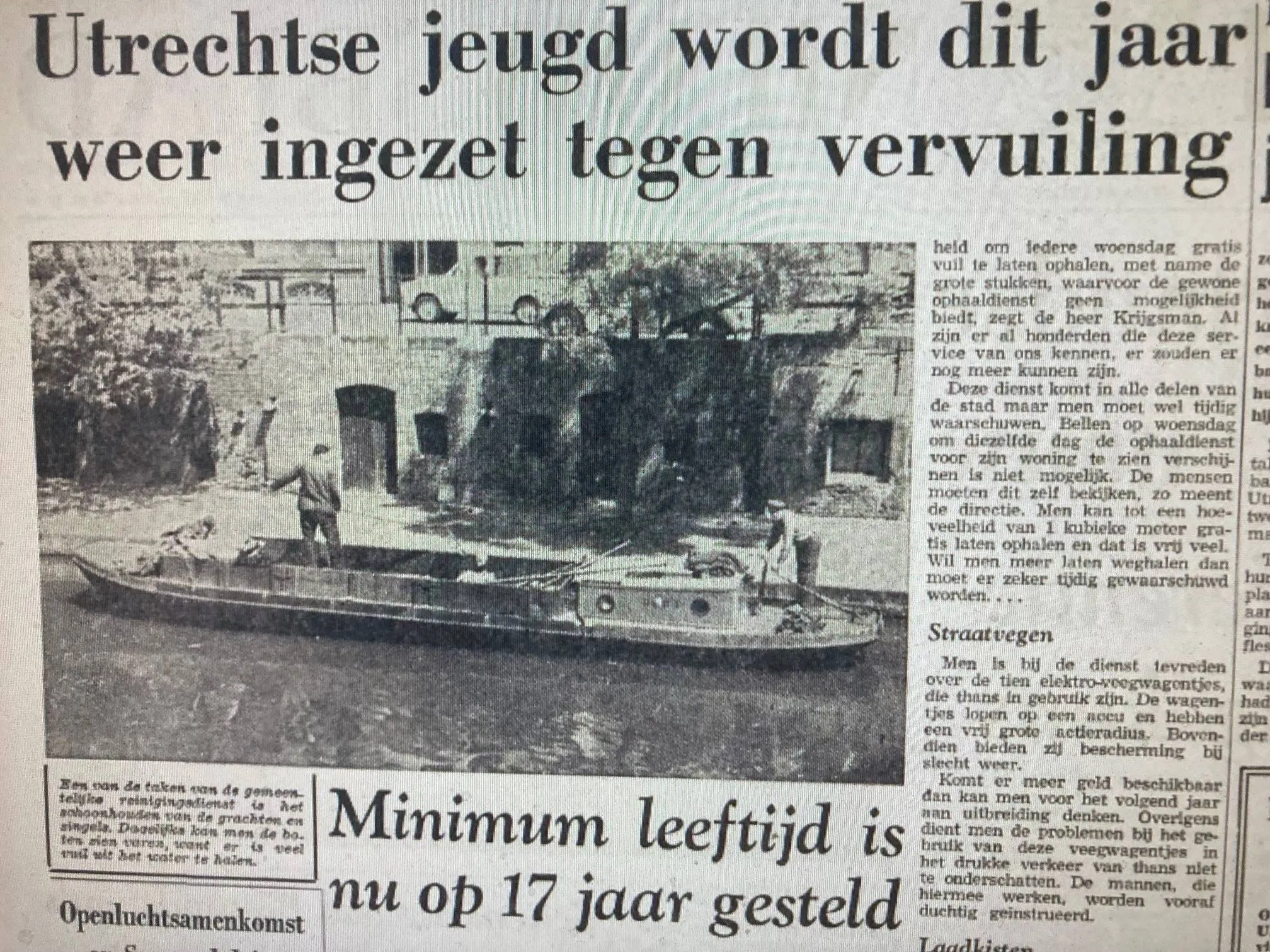 jeugd tegen vervuiling