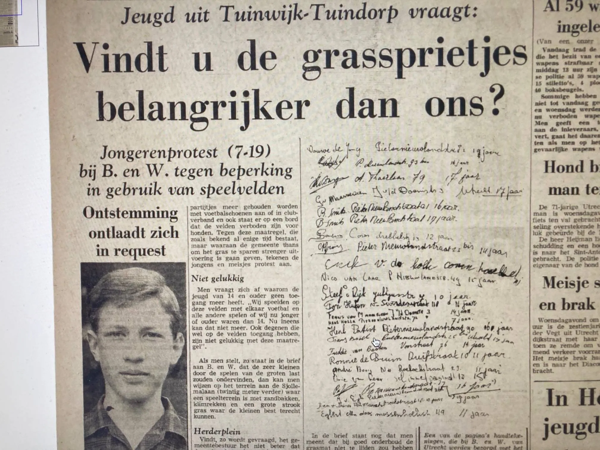 jongerenprotest