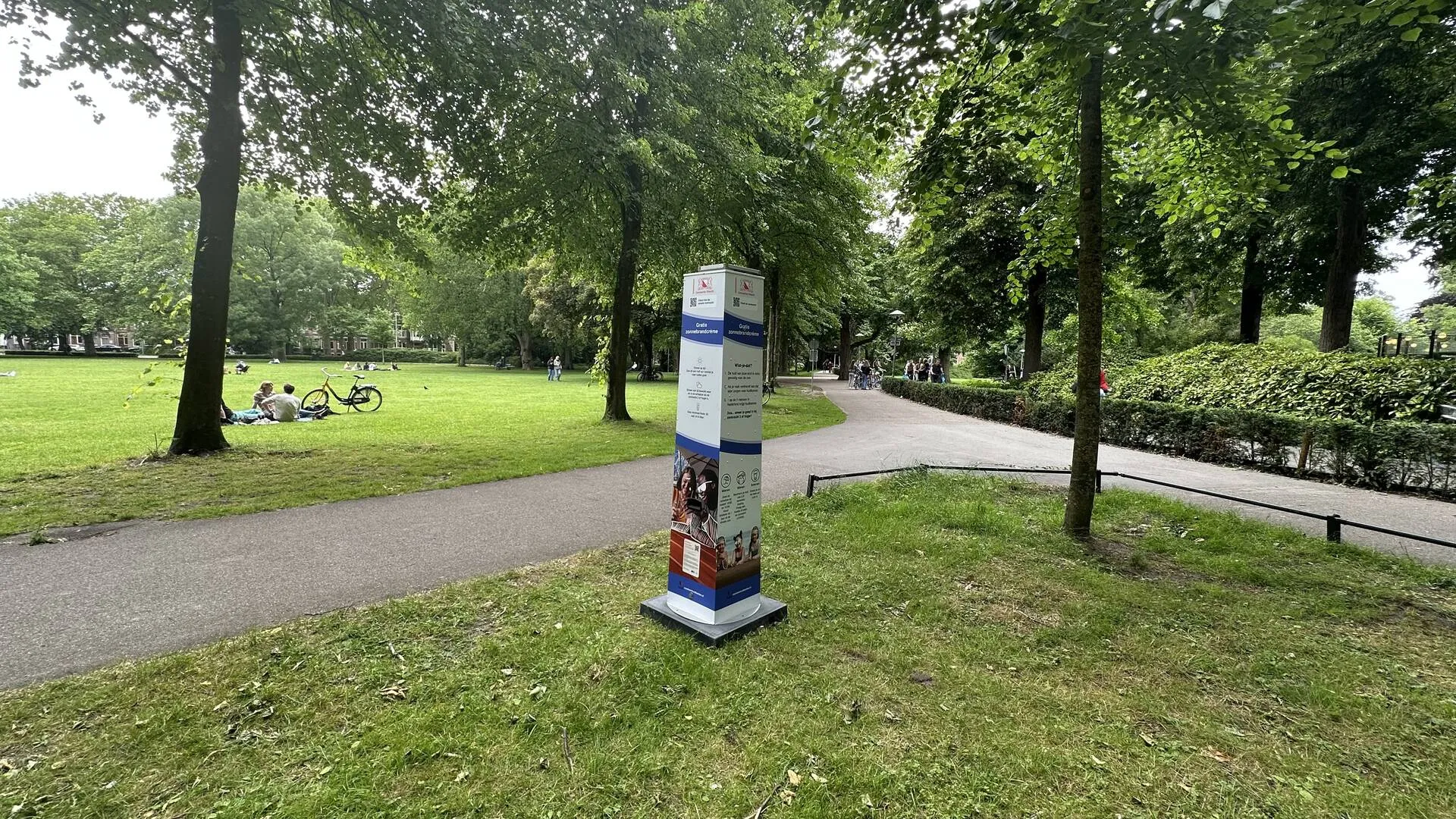 zonnebrandsmeerpaal