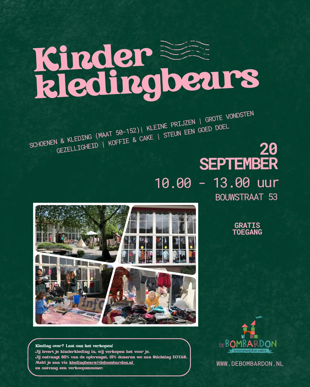 Kinderkledingbeurs de Bombardon