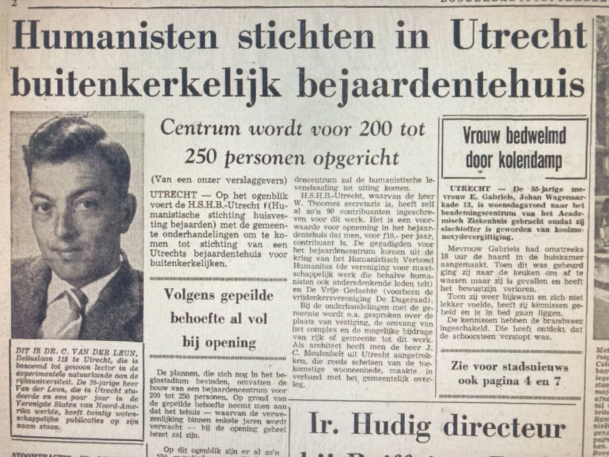 bejaardentehuis voor buitenkerkelijken