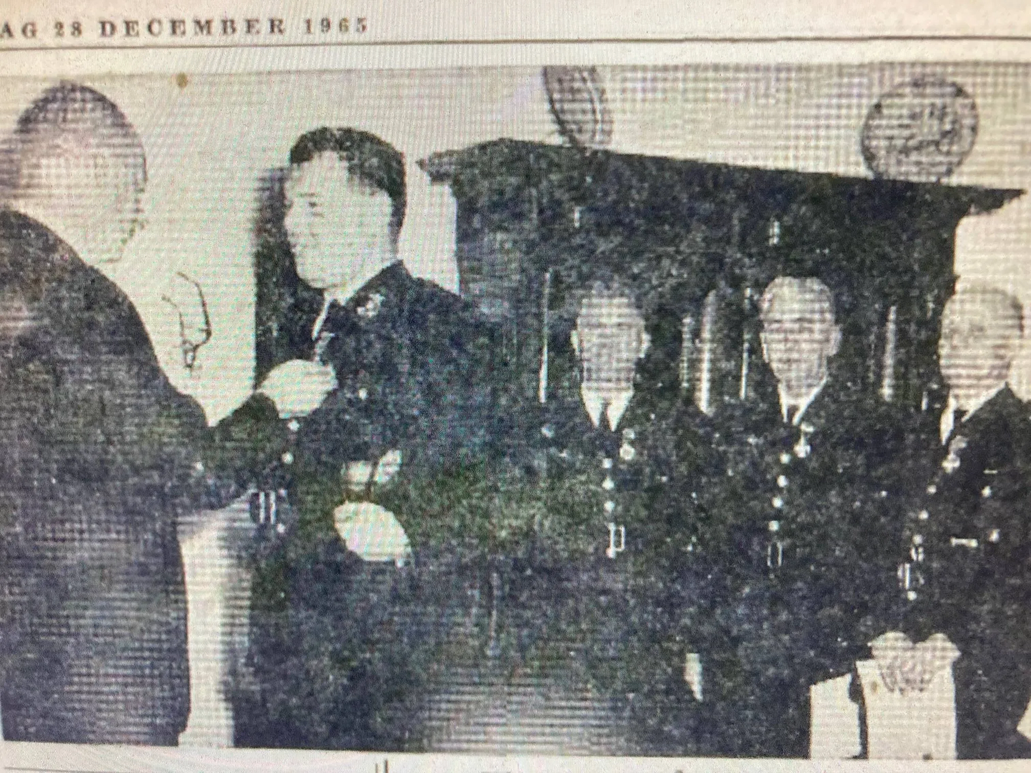 onderscheiding brandweerlieden