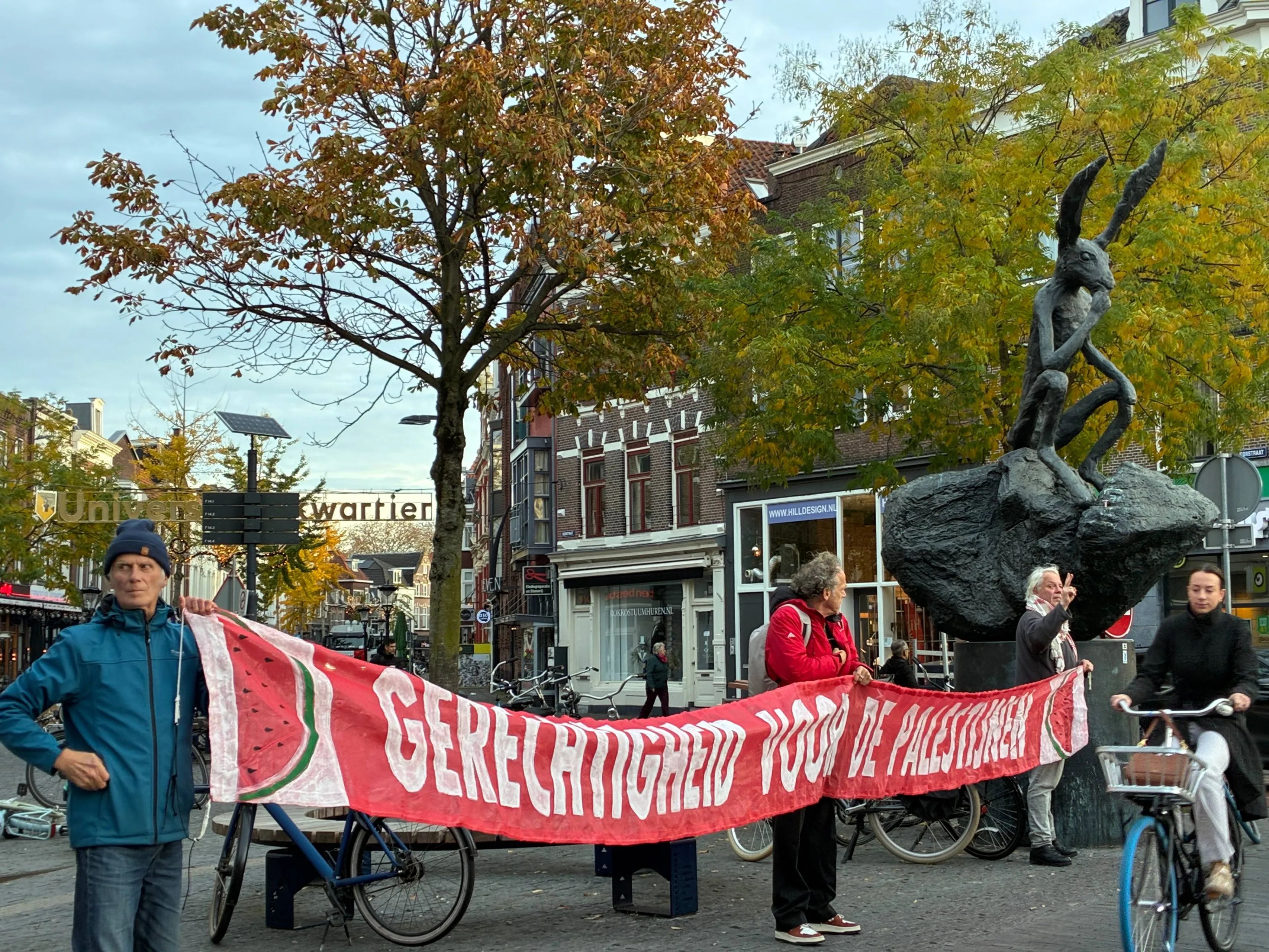 neude silent street protest 11-11-2025