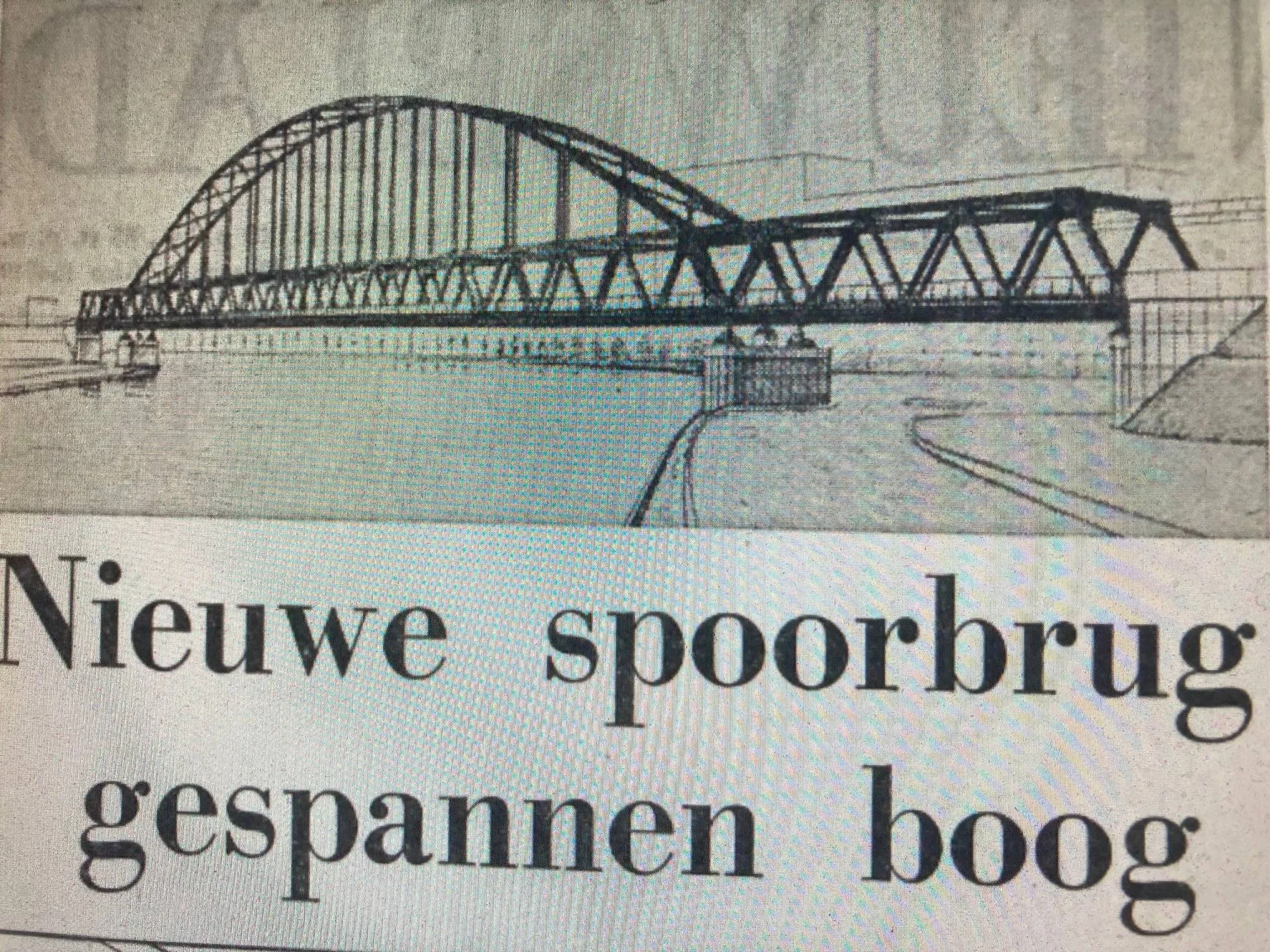 nieuwe spoorbrug