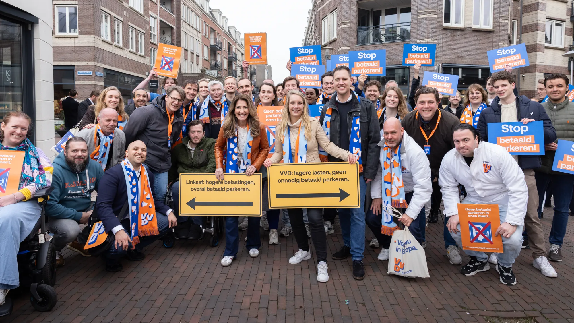 VVD Utrecht betaald parkeren rally