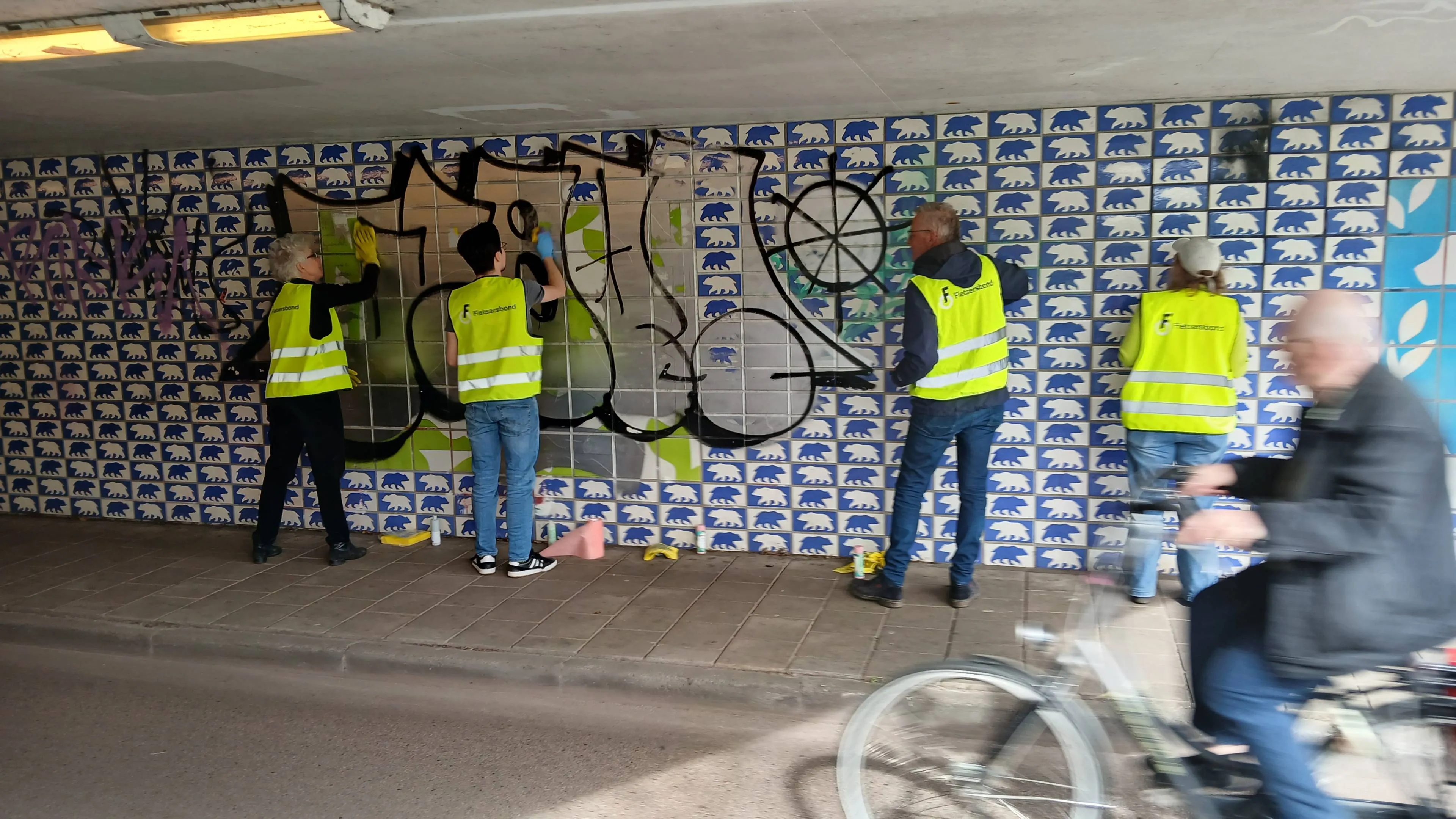 schoonmaakactie Fietsersbond Berenkuil