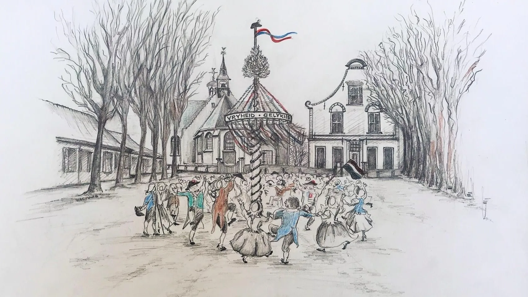 1013 maand van de geschiedenis themadag dansen om de vrijheidsboom