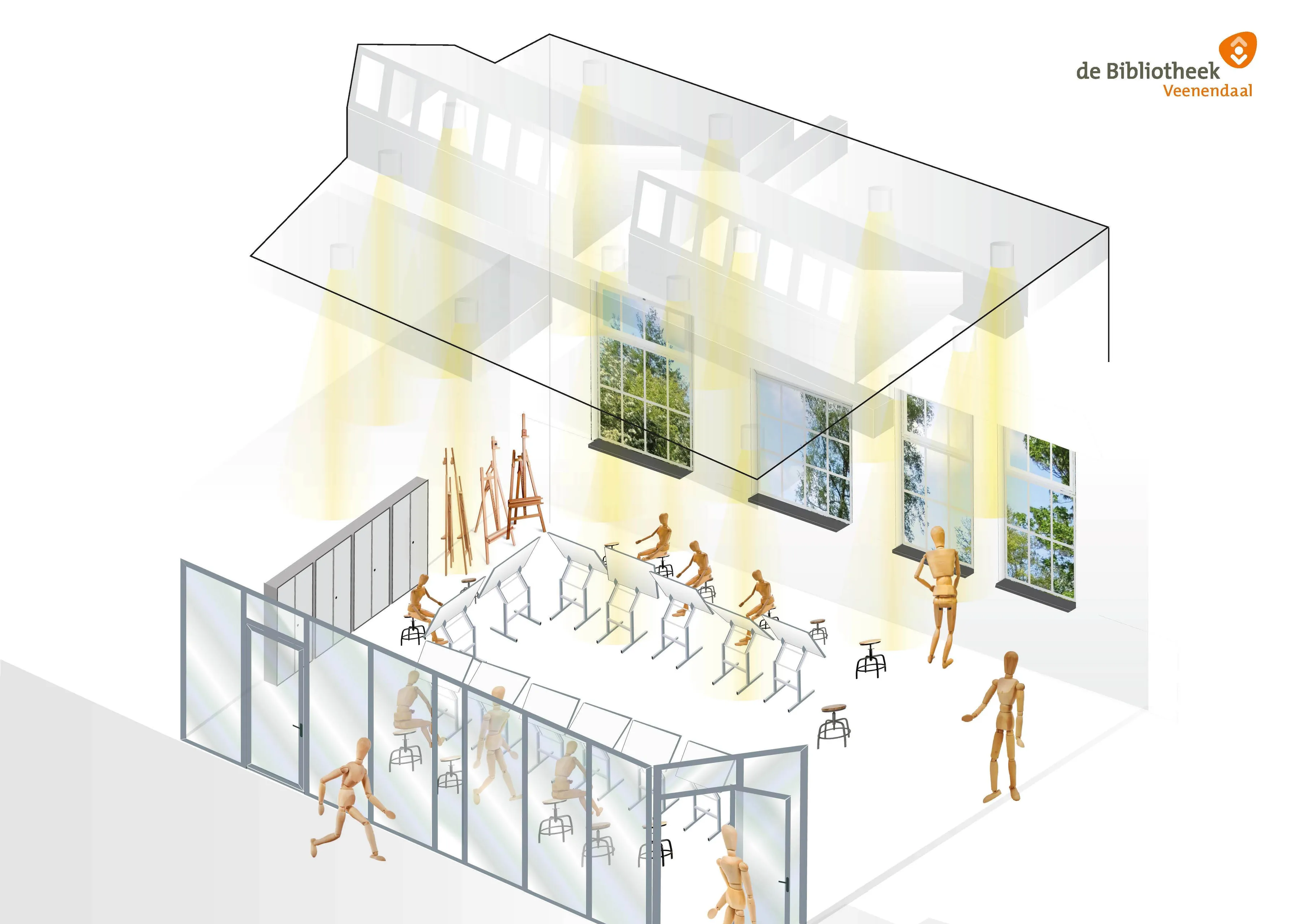 atelier blueprint c grafische kamer