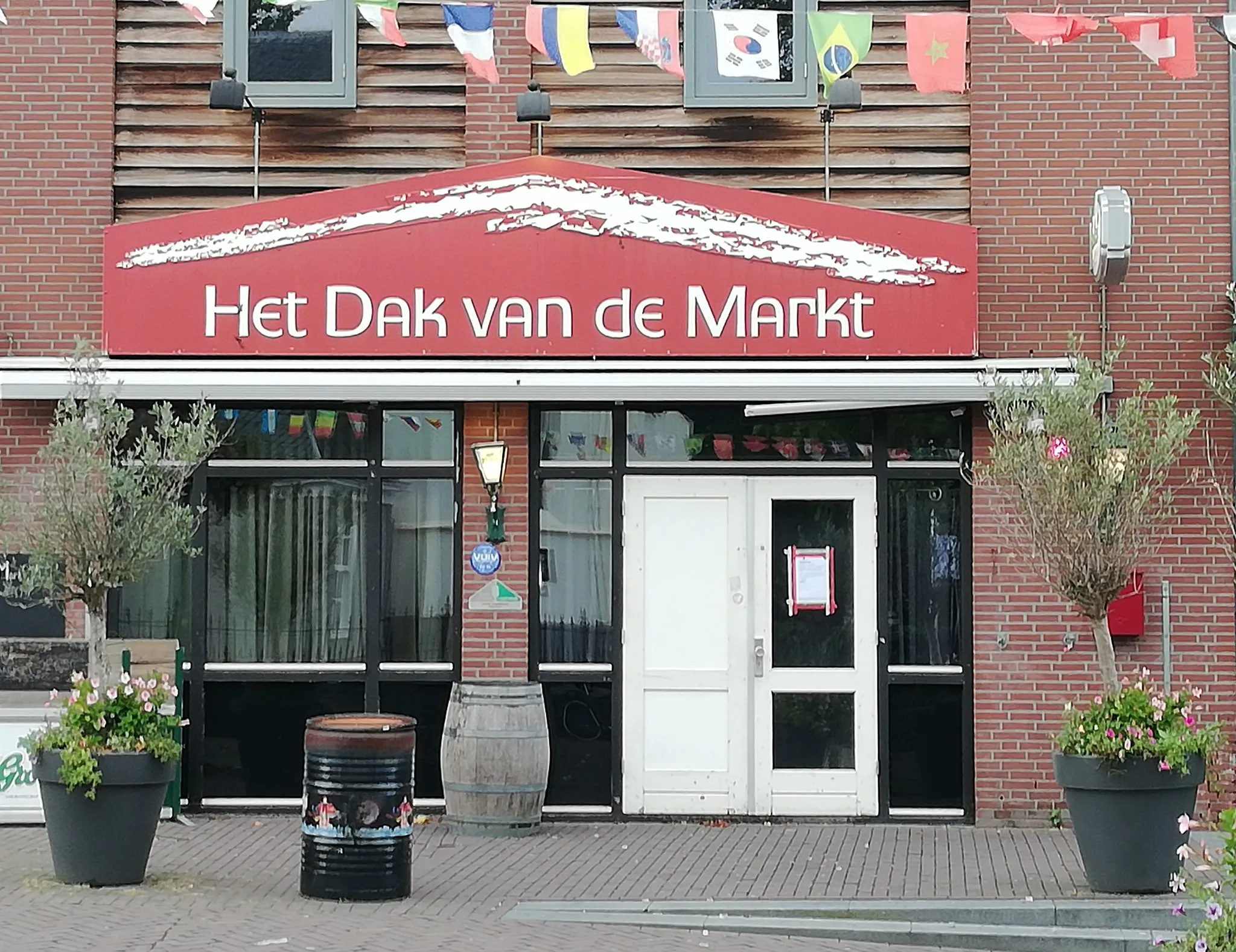 dak van de markt