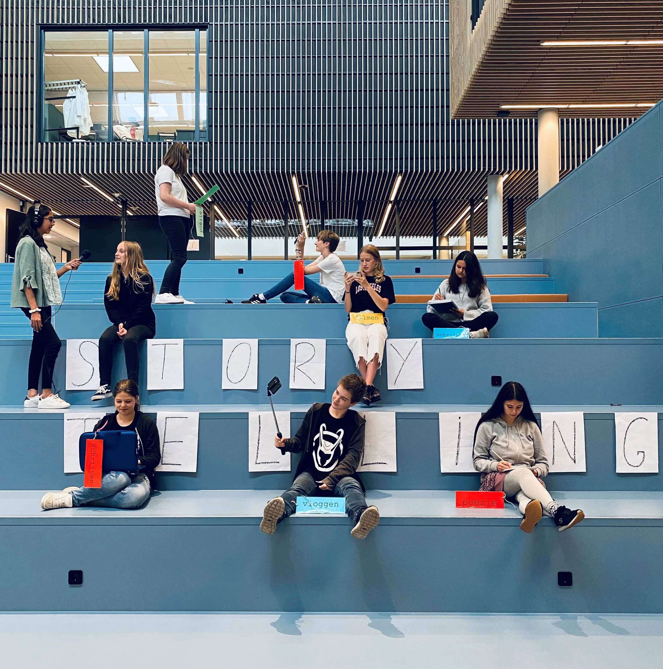 jaarfoto storytelling klas 3