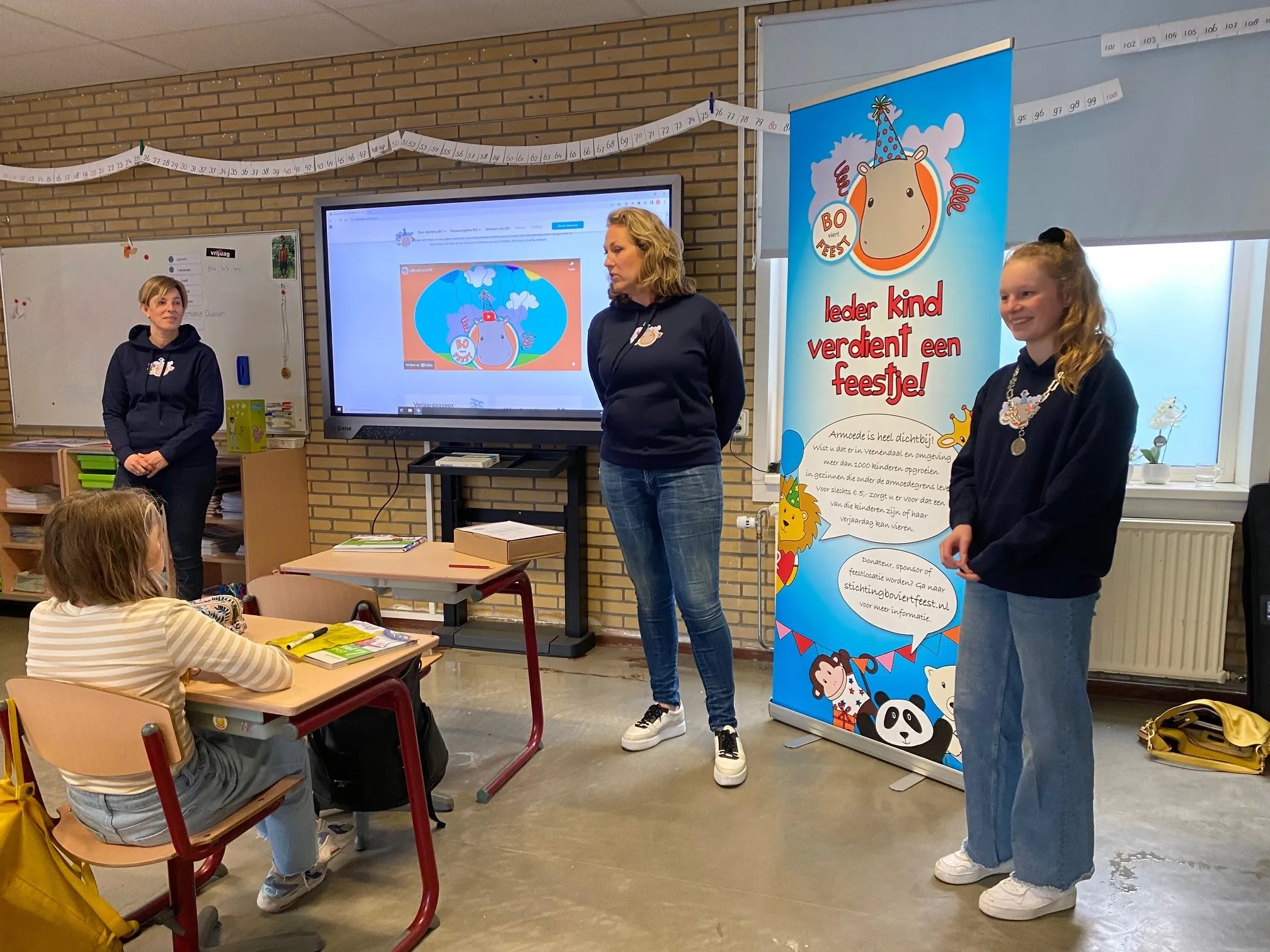 kinderburgemeester ambassadeur voor bo viert feest