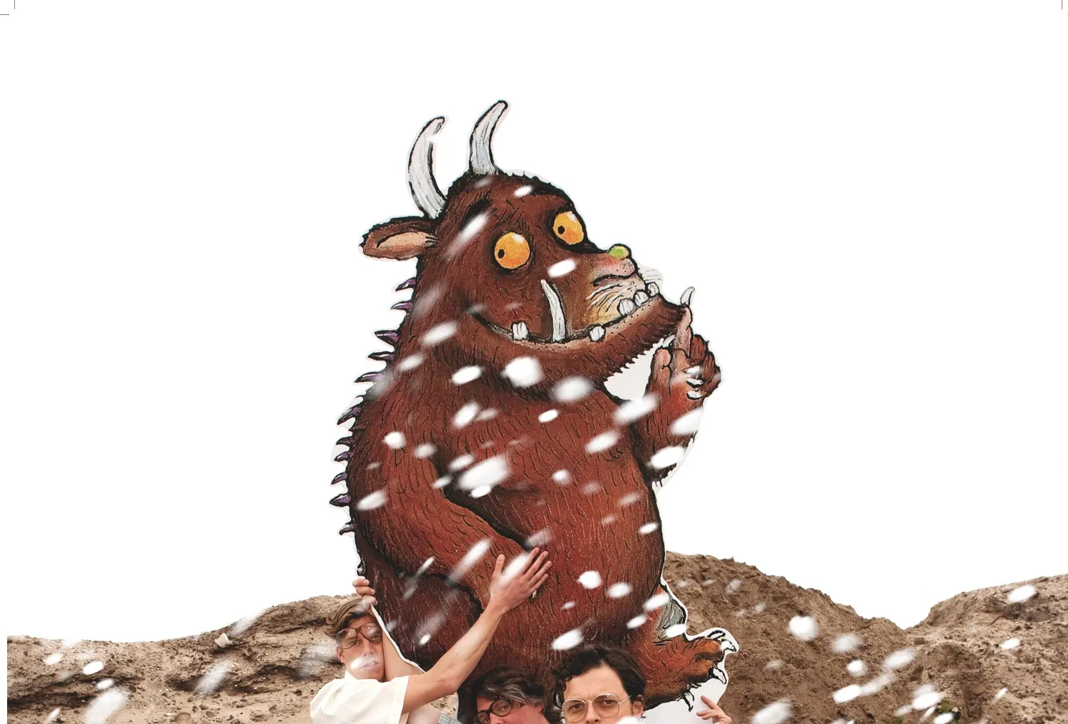 poster meneer monster de winter gruffalo onbekend kleiner