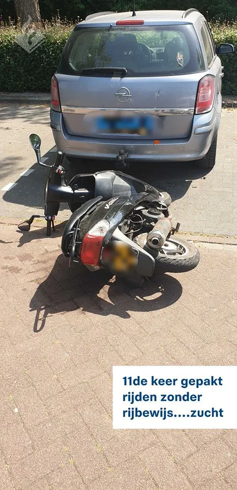 scooter ligt