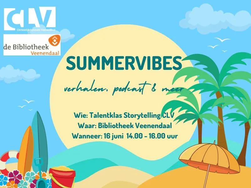 summervibes storytelling flyer