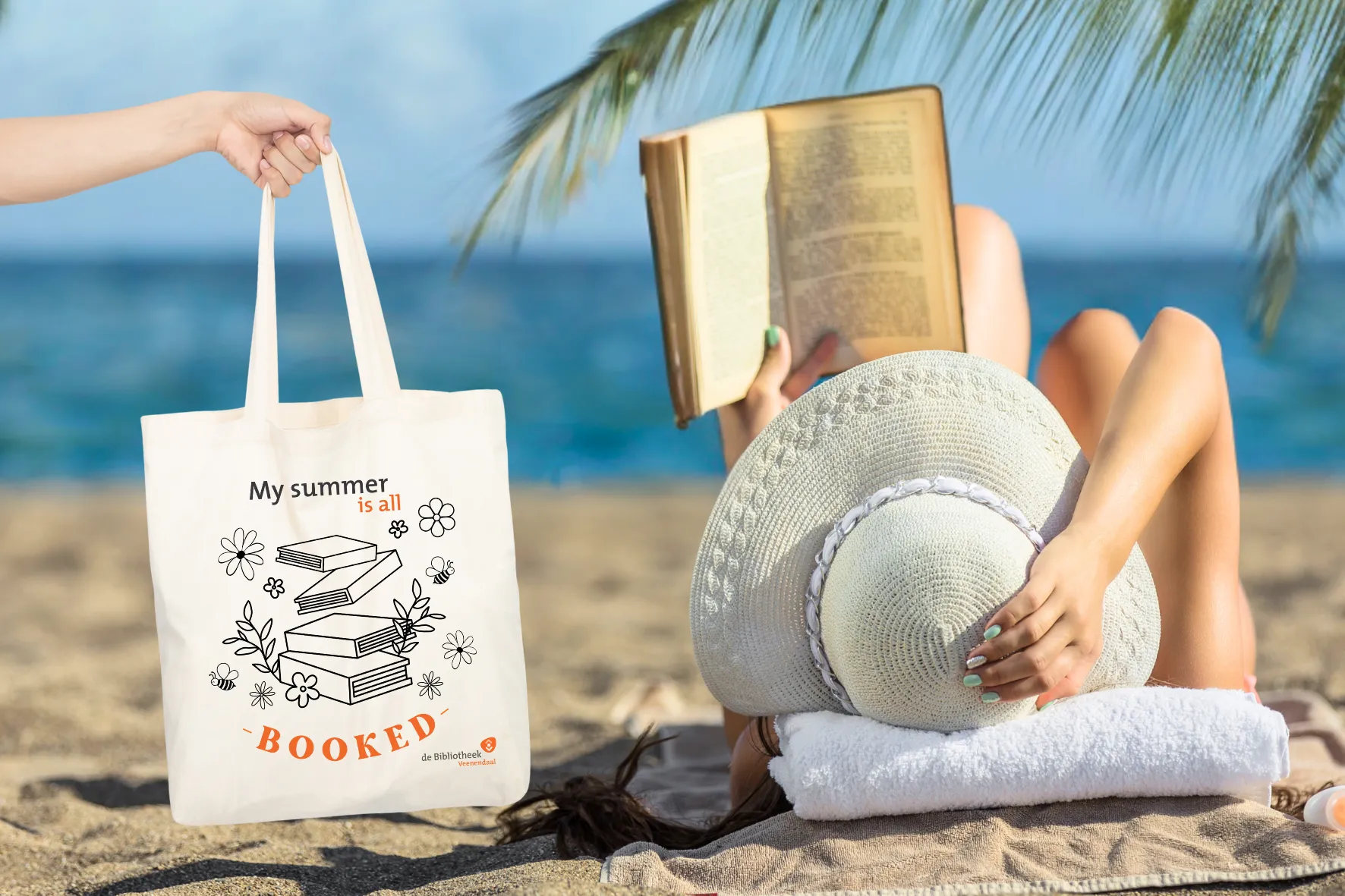 zomer totebag abo bibliotheek veenendaal