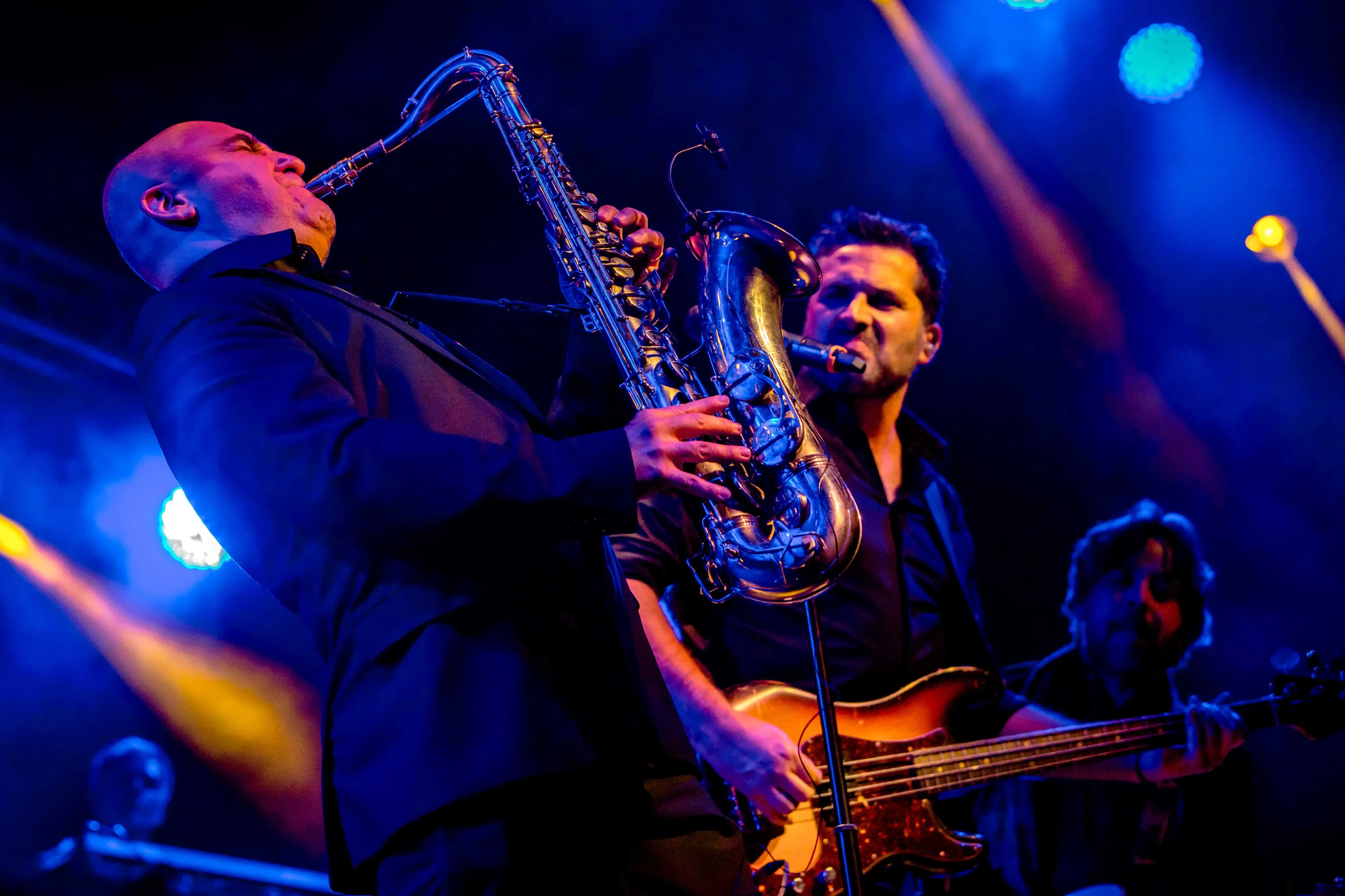 promobeeld 3 pink project the band liggend fotograaf wilma hoogendoorn