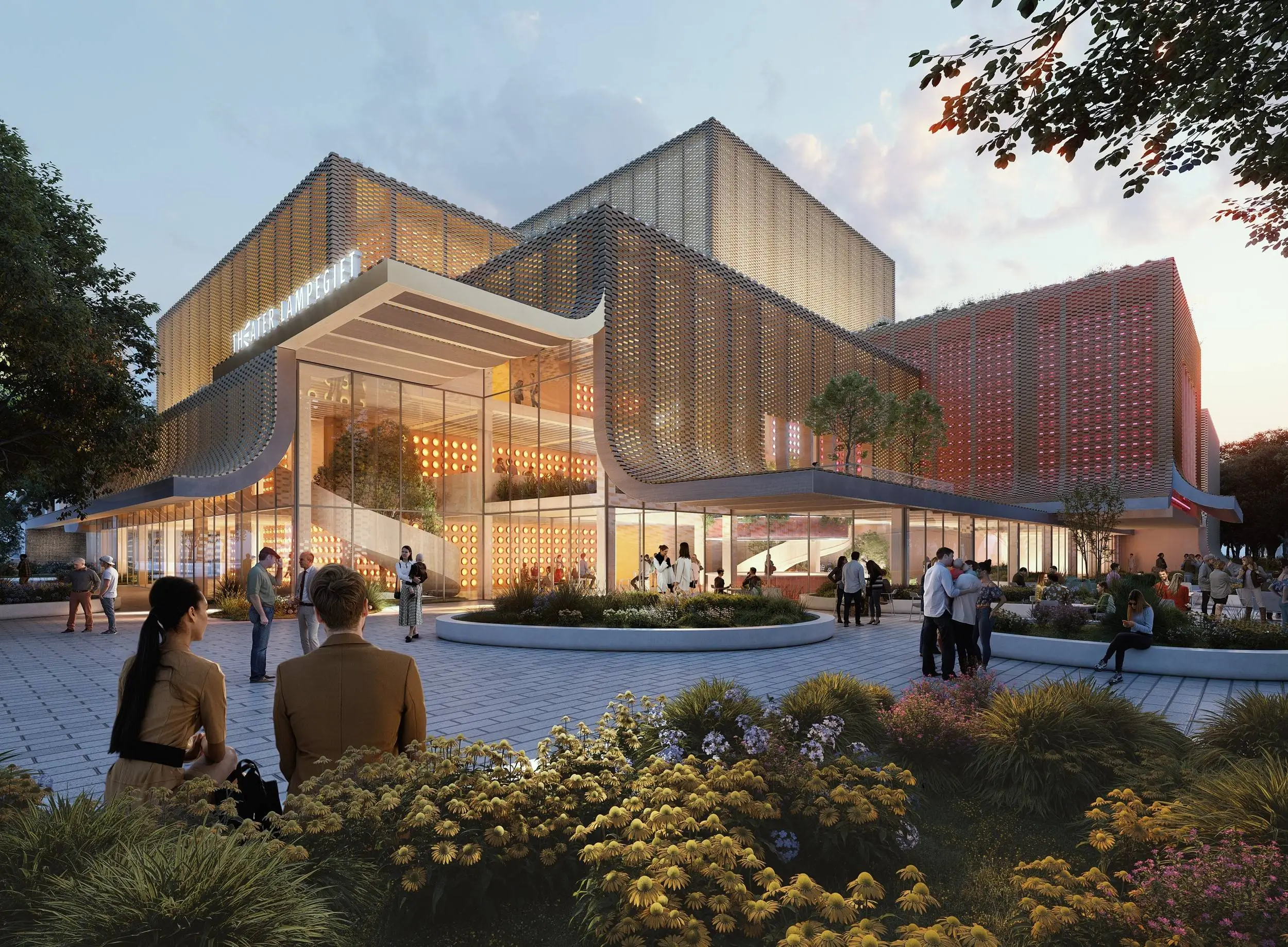 Aja Foto bij Persbericht 41 - Eerste schets theater van MVRDV en Buro Happold
