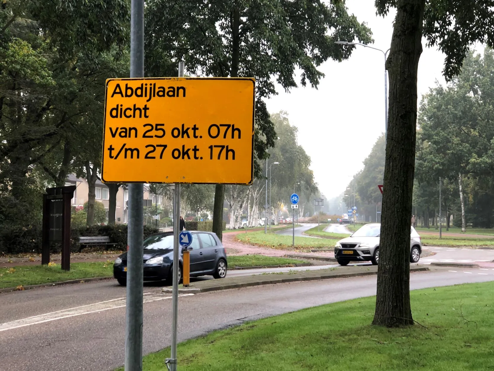 abdijlaan dicht
