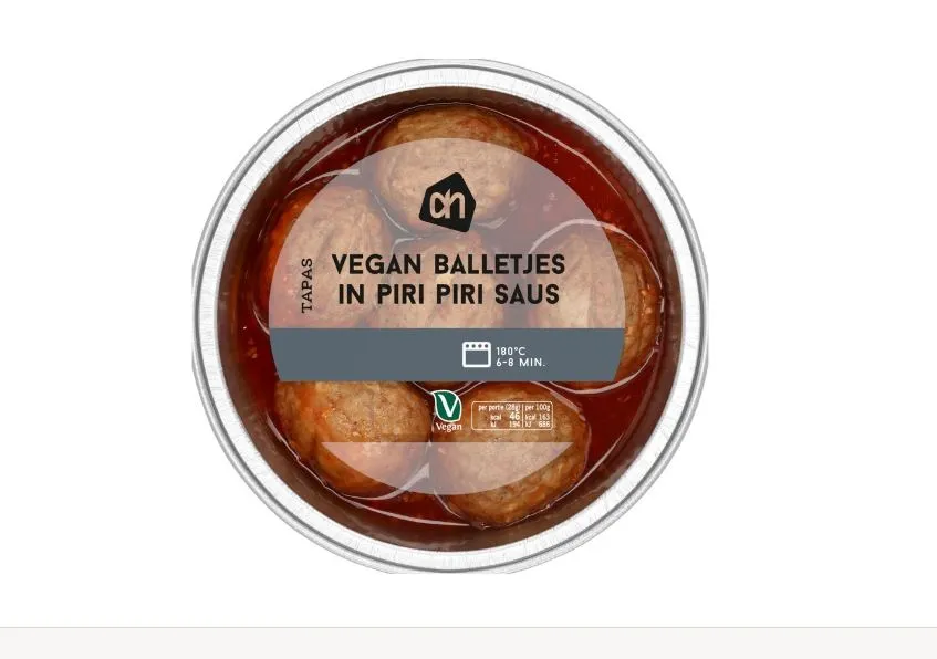 ah vegan balletjes piri piri
