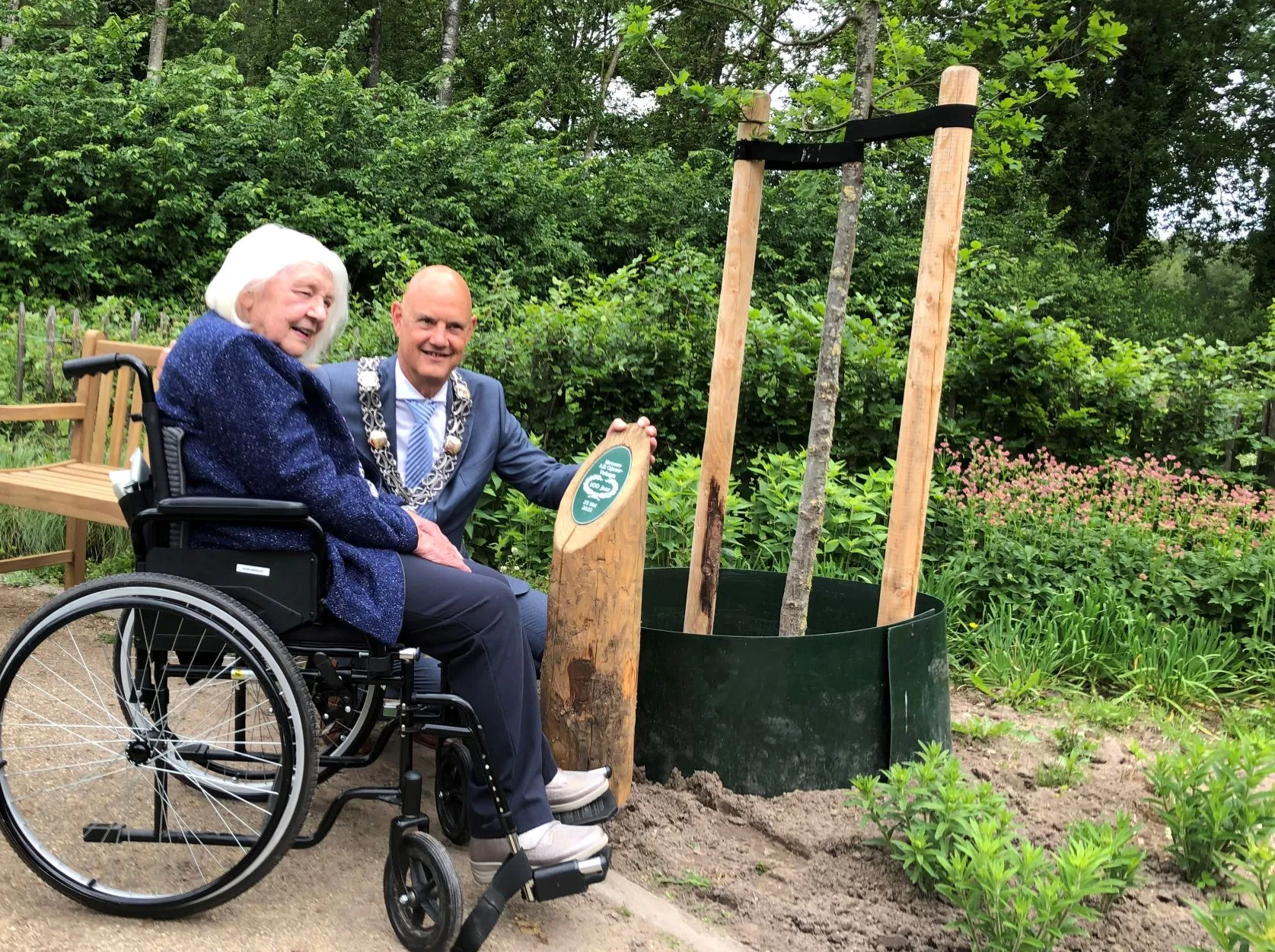 anneke cijsouw bij de boom