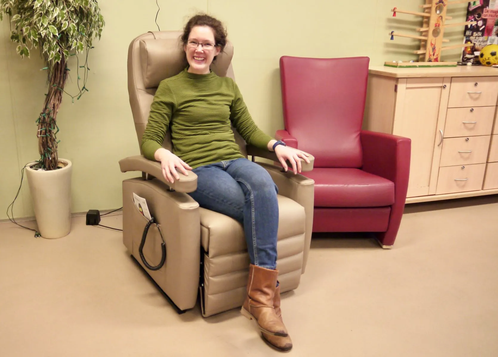 annemieke witteveen in de stoel