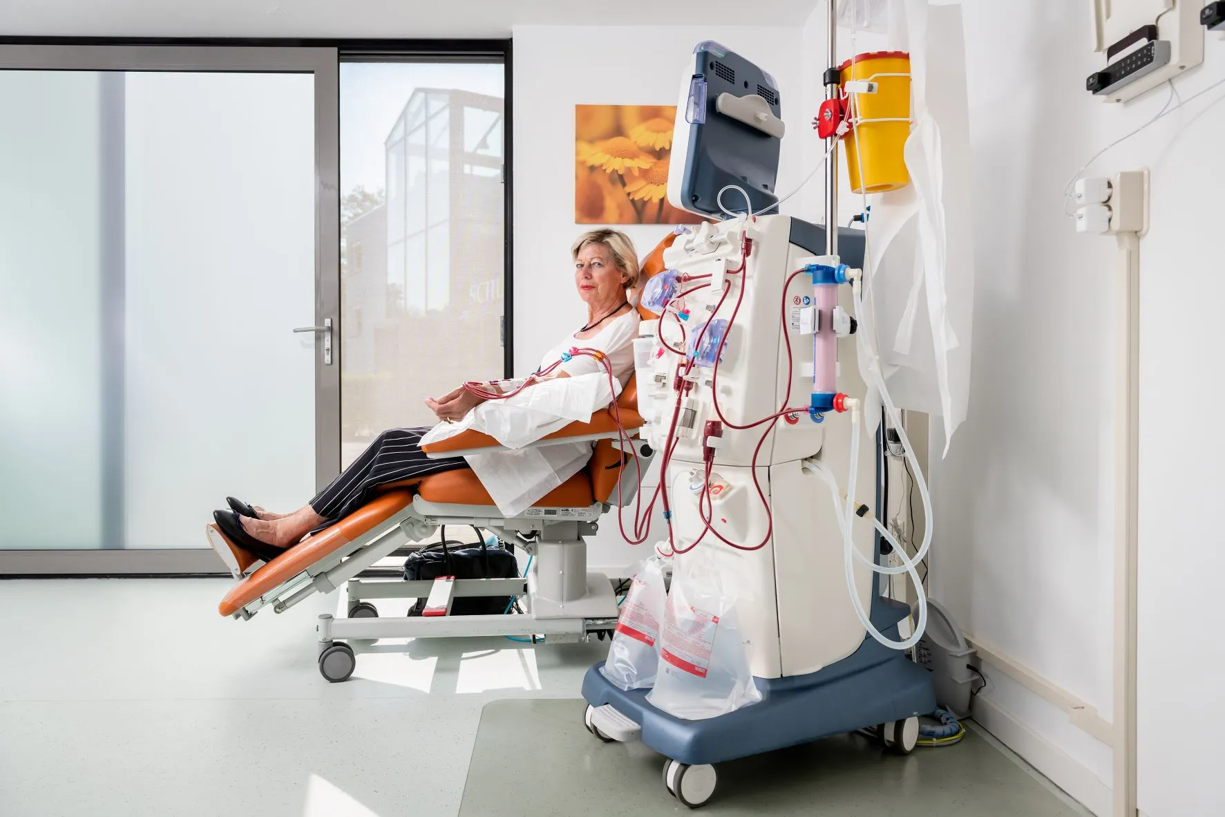 dialyseren in een dialysehub mmc