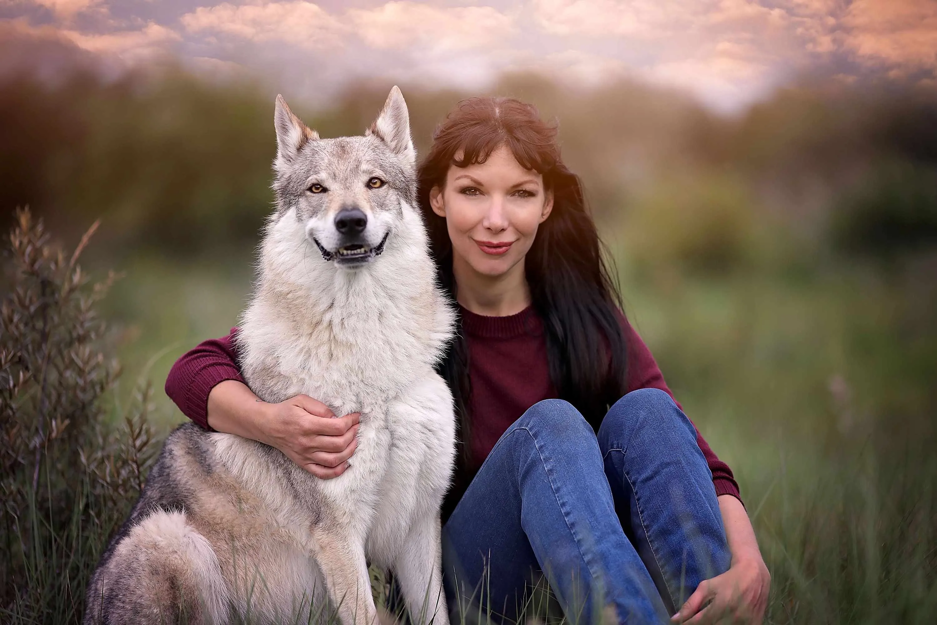 judith visser met wolfhond yuriko