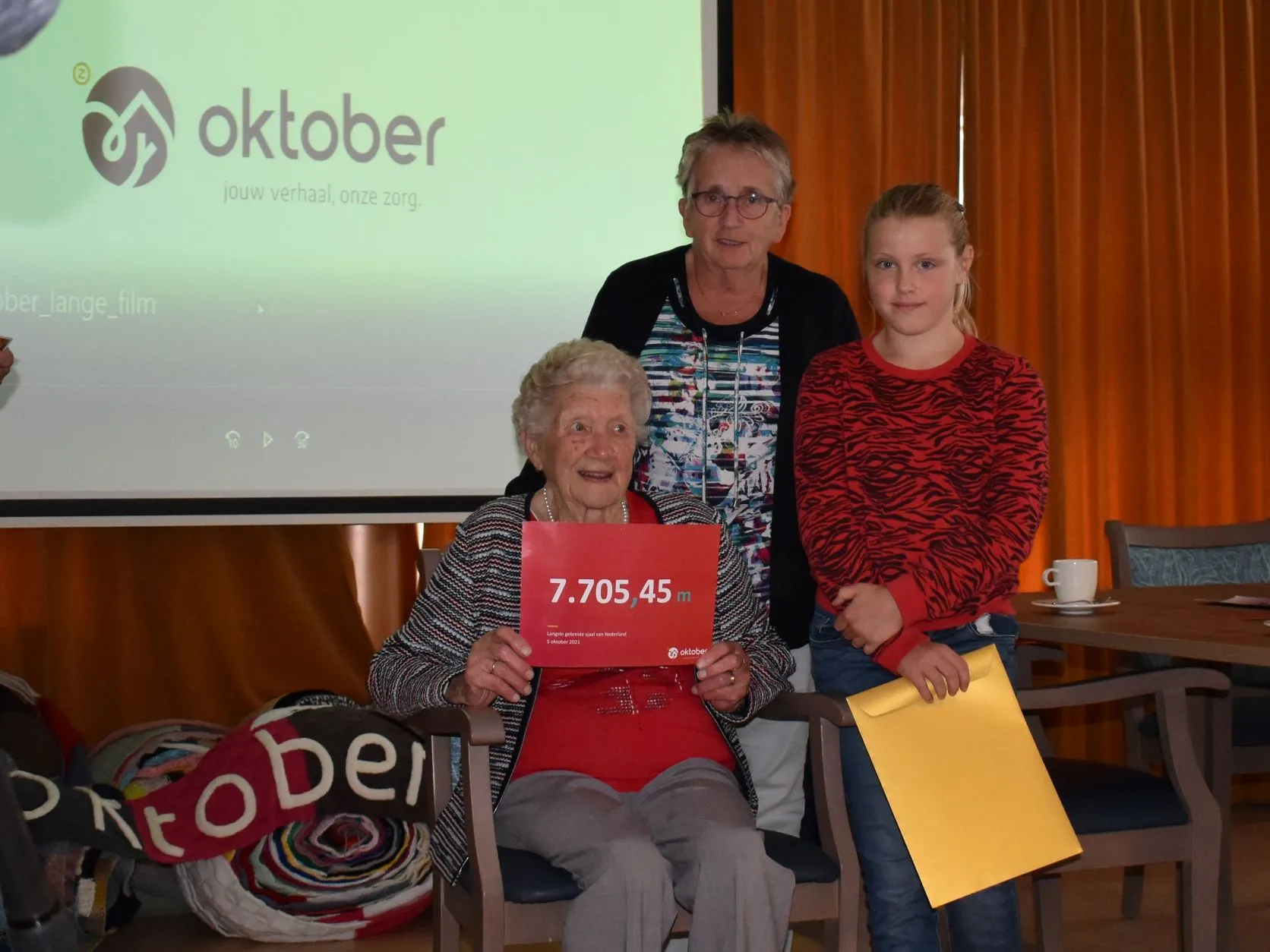 langste sjaal van nl