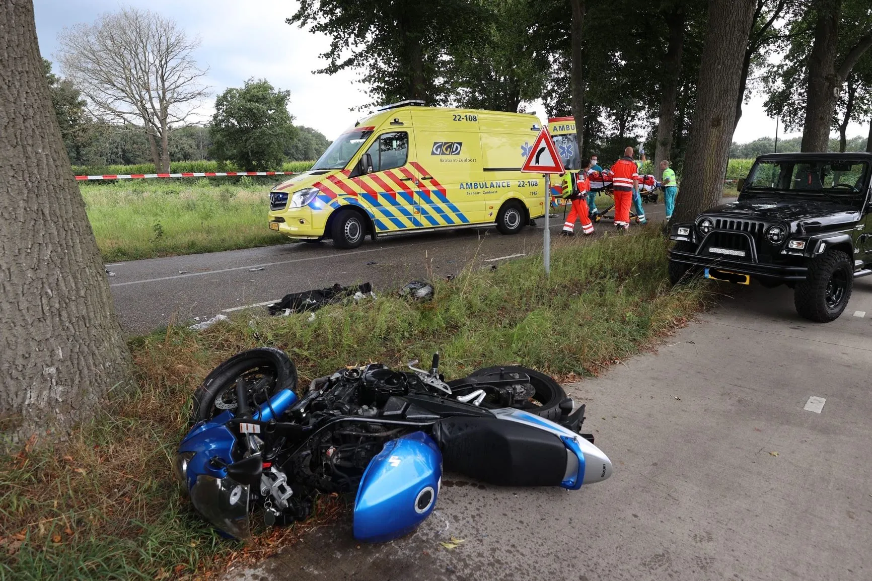 ongeval motorrijder biemeren