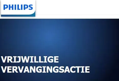 philips vervangingsactie