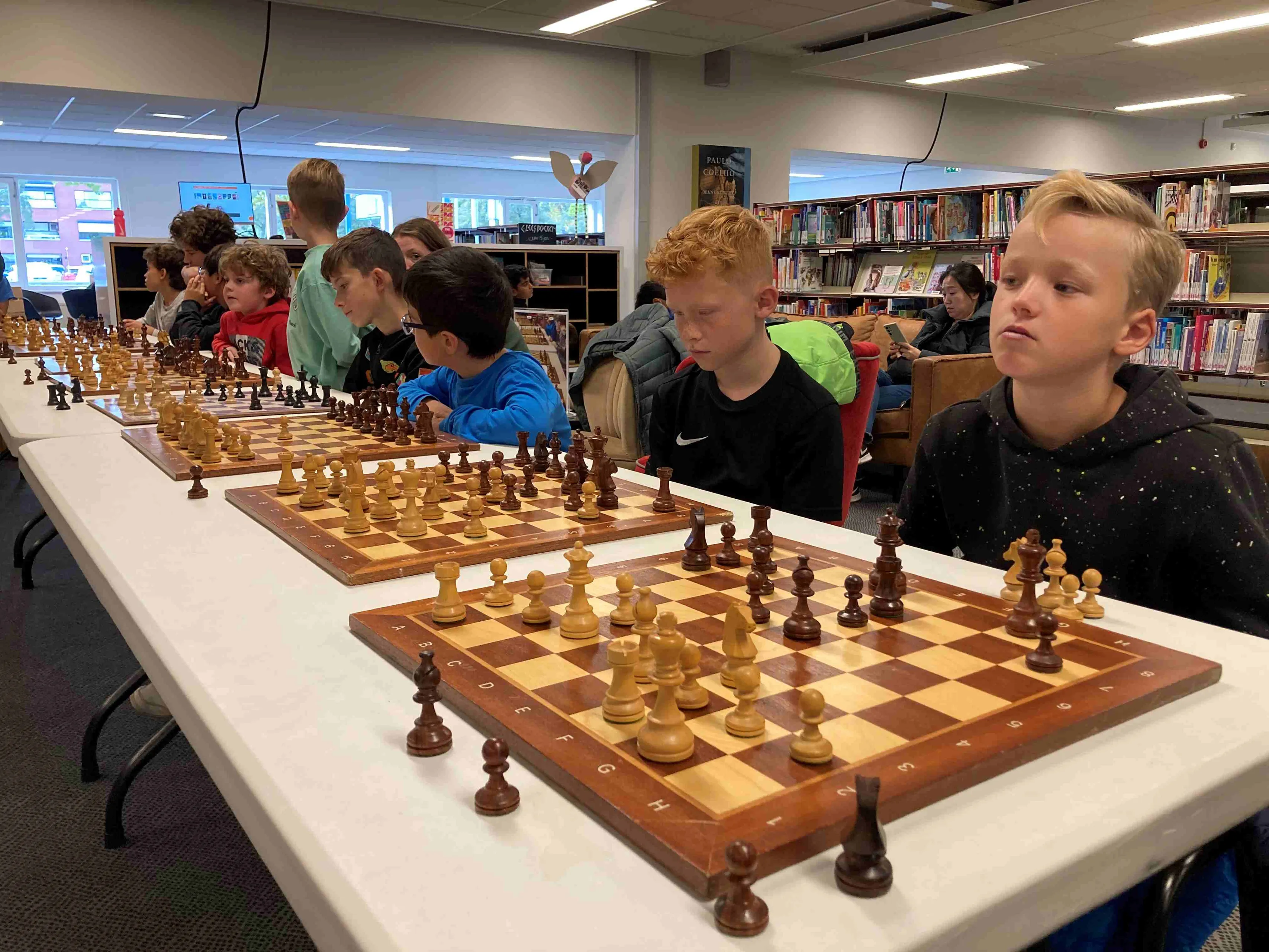 schaakmiddag in bibliotheek