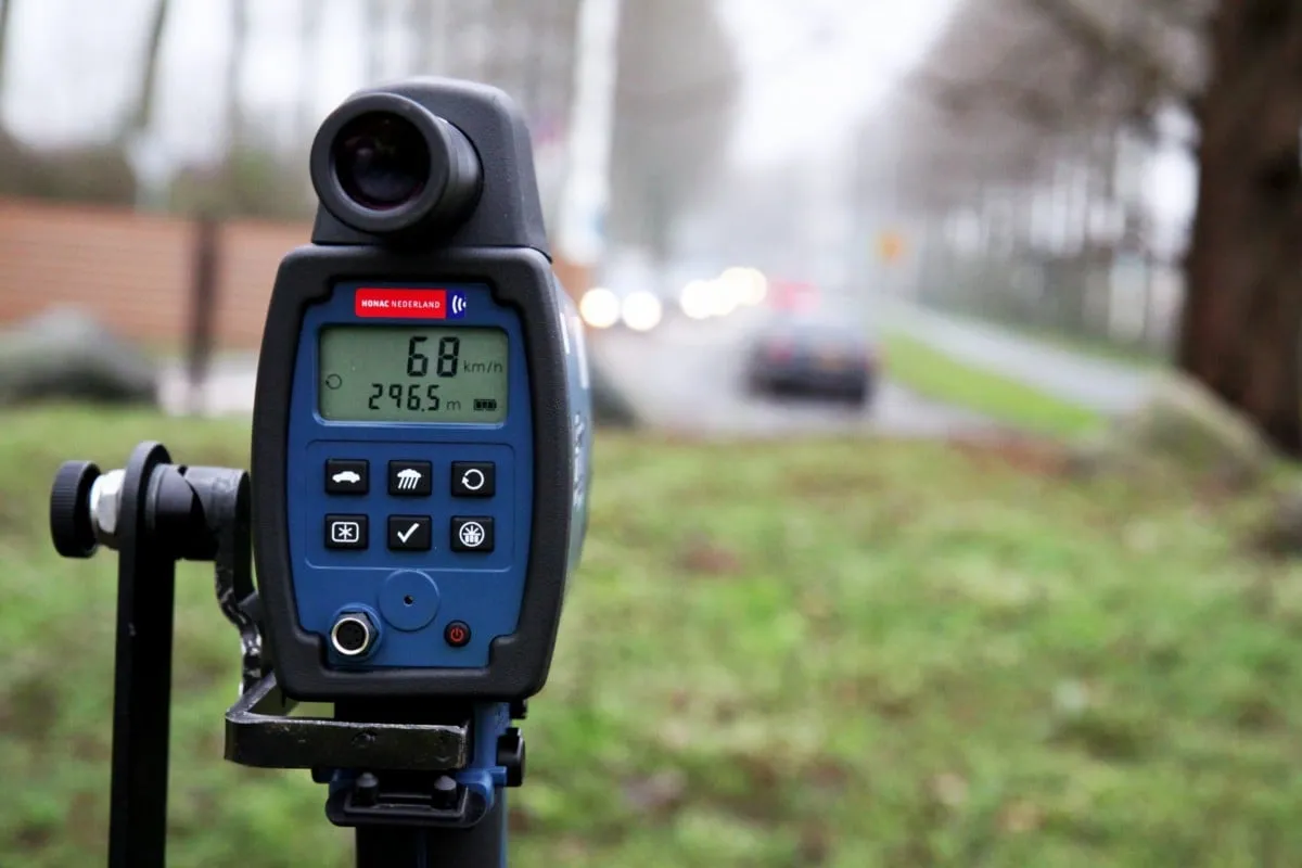 snelheidscontrole politie