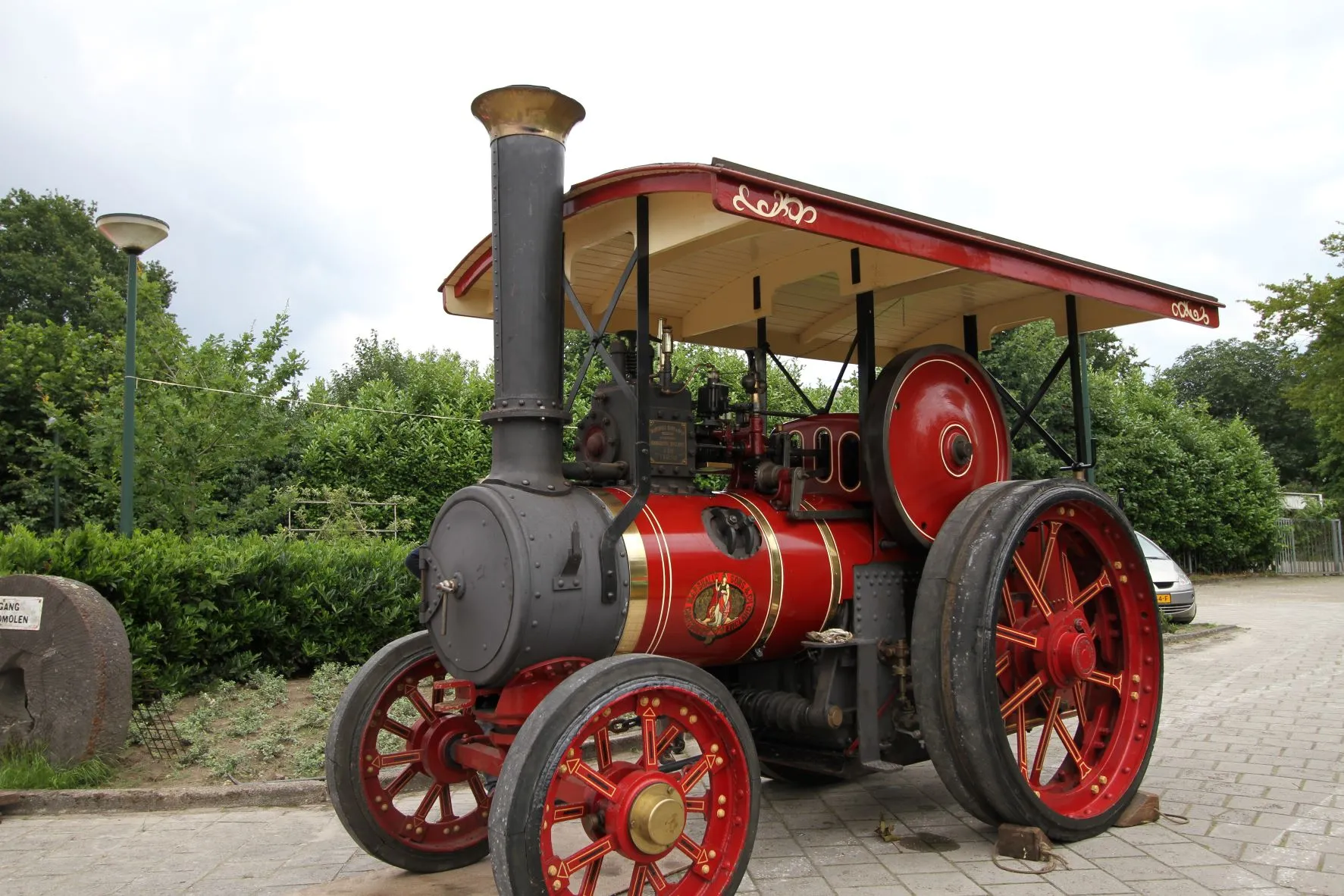 stoomtractor na restauratie