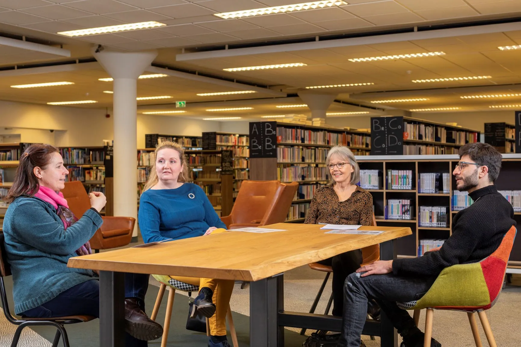 taalcafe in bieb l mouont media