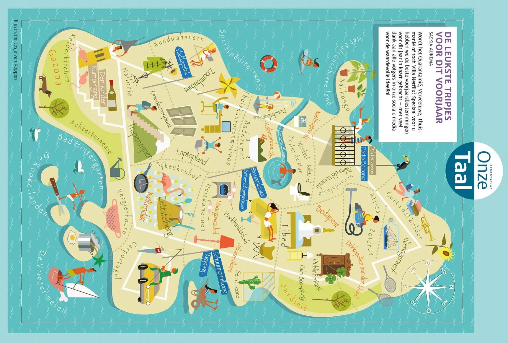 vakantietips voor quarantainie