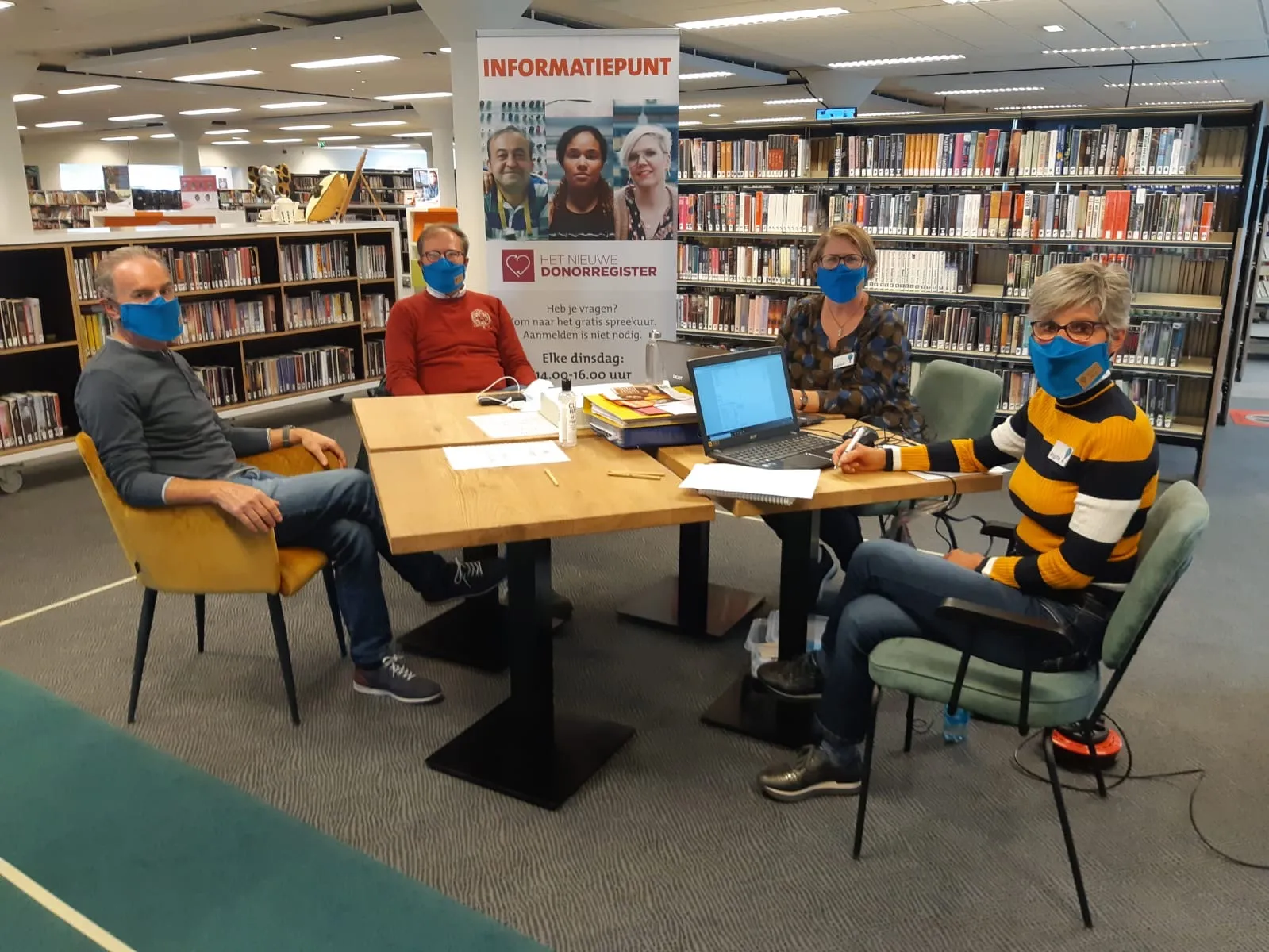 vrijwilligers informatiepunt donorregister