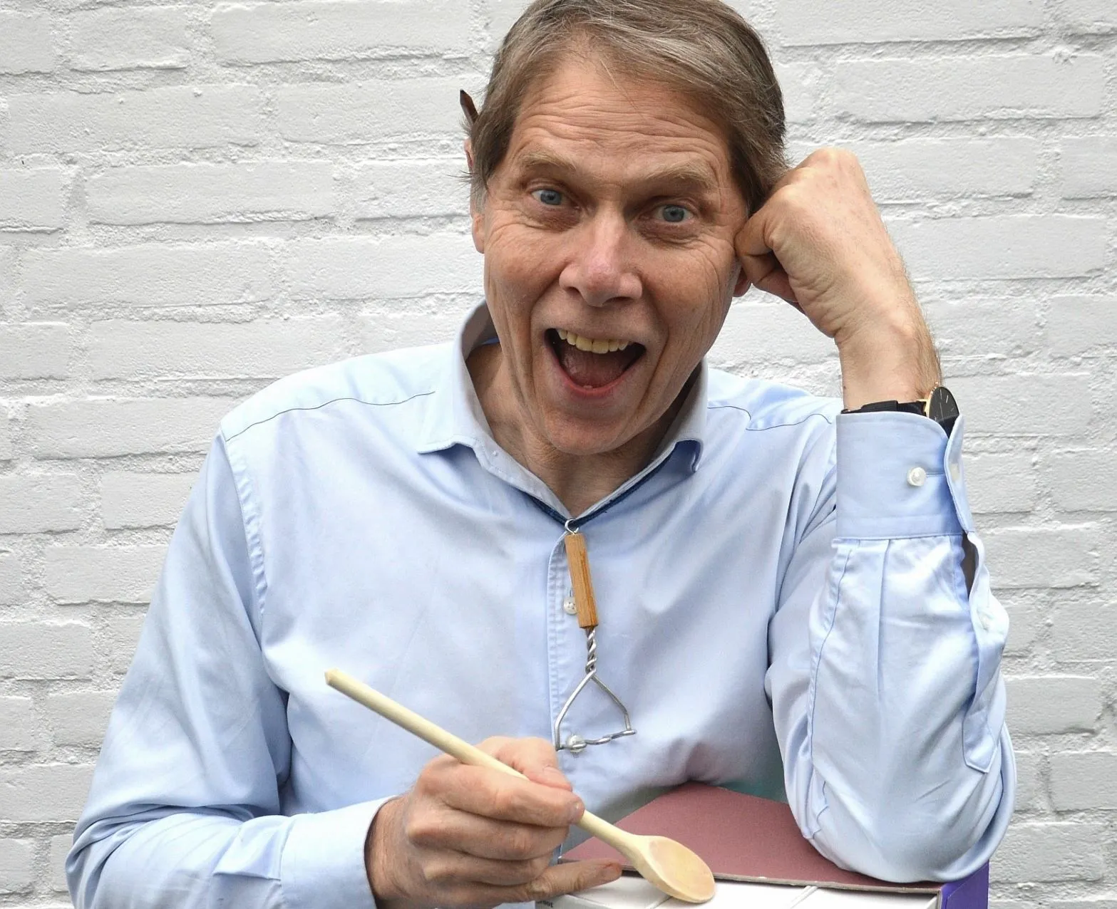 wim daniels koken met taal foto cees van keulen klein