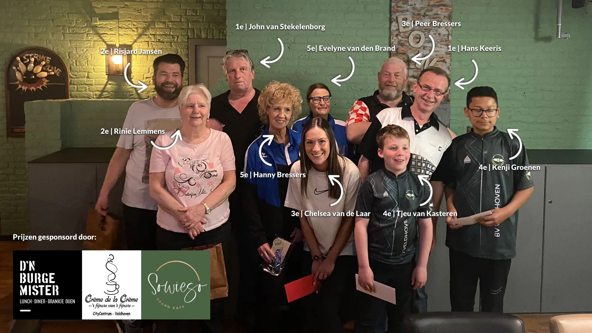 winnaars brunchtoernooi