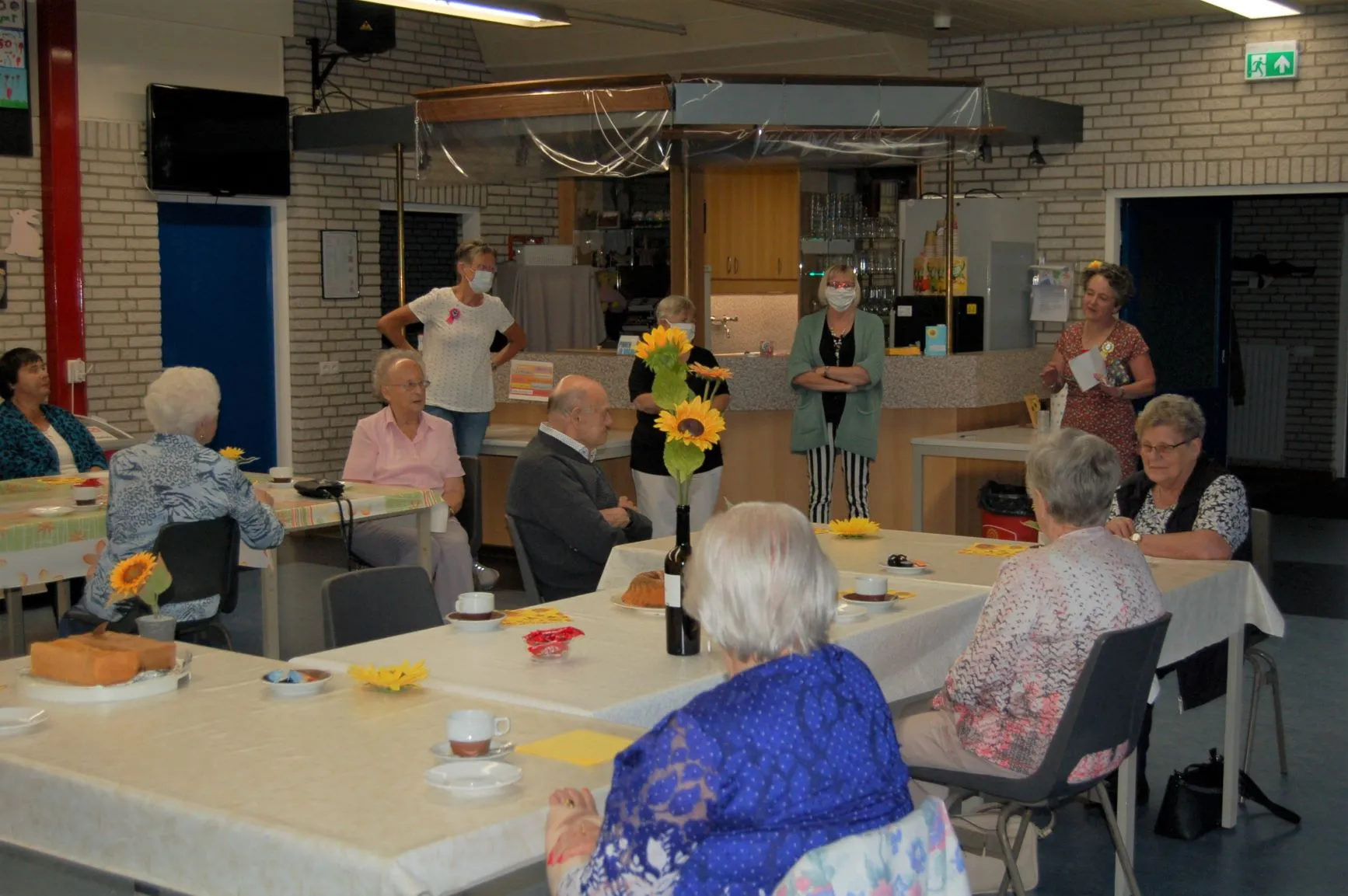 zonnebloem bijeenkomst 8 9 2020