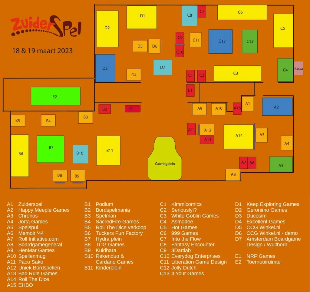 zuiderspel plattegrond